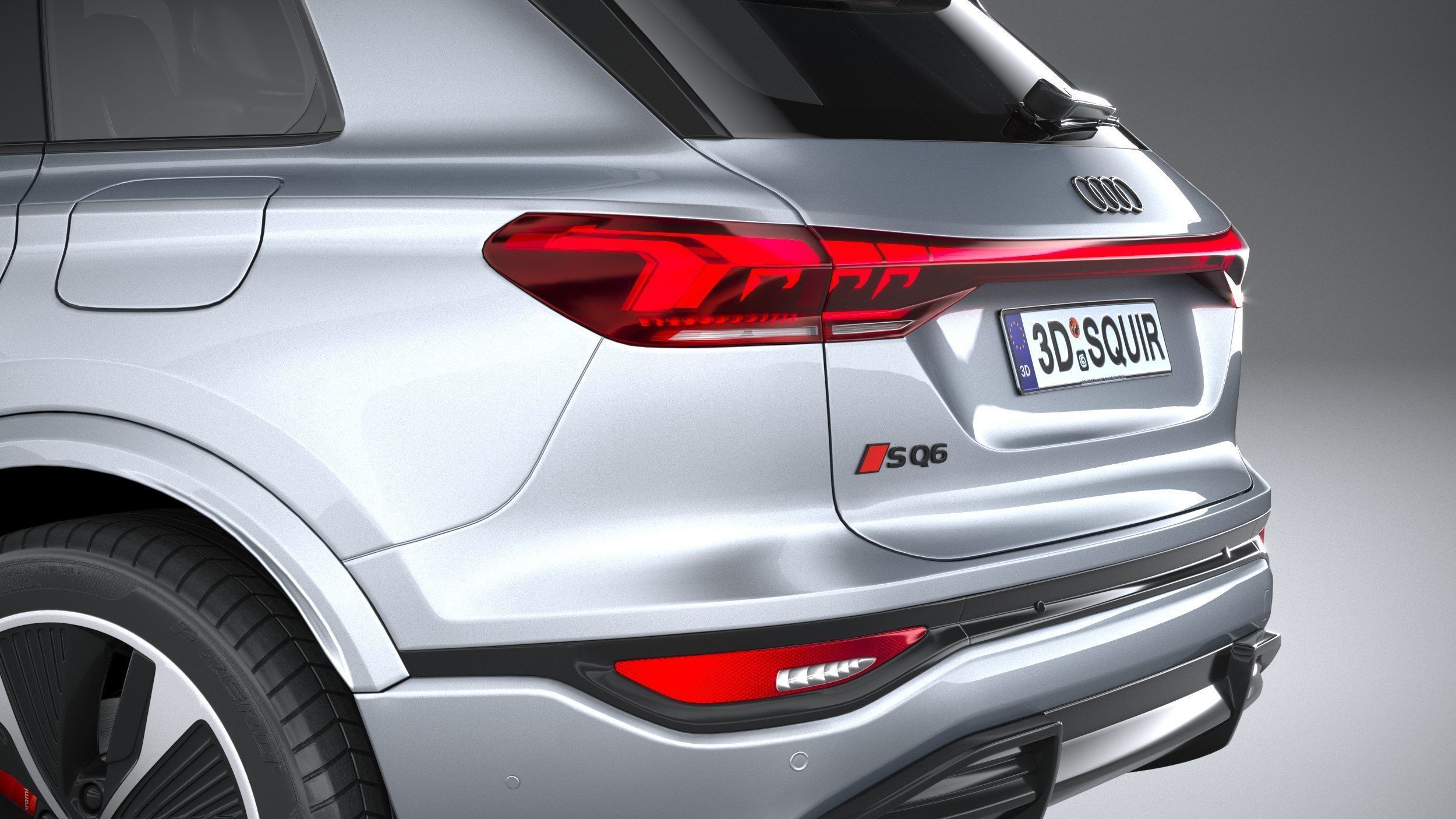 Audi SQ6 e-tron 2025 3D model_6