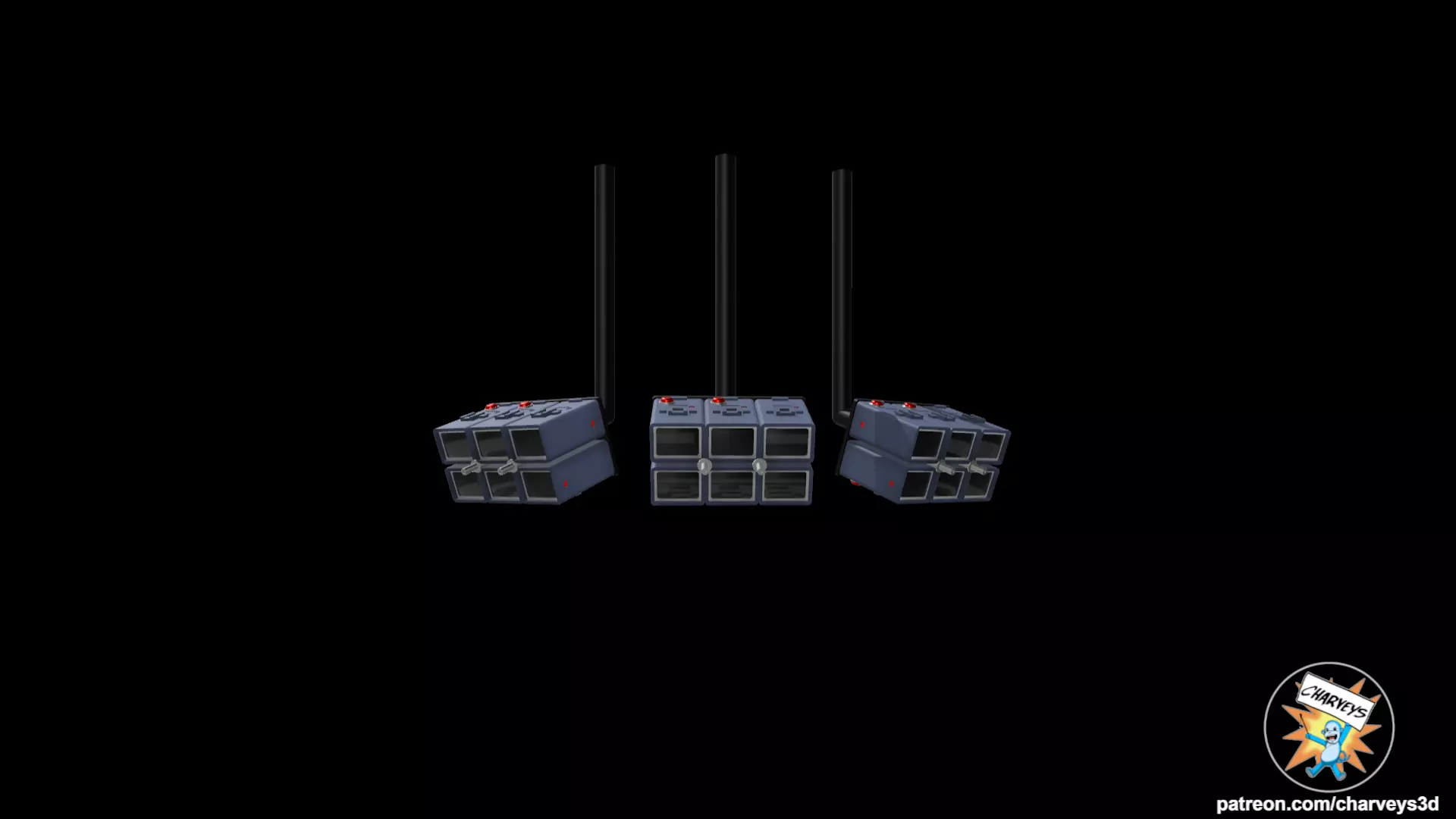 Star Wars Death Star Detention Block Cameras for action figures 3D print model_0