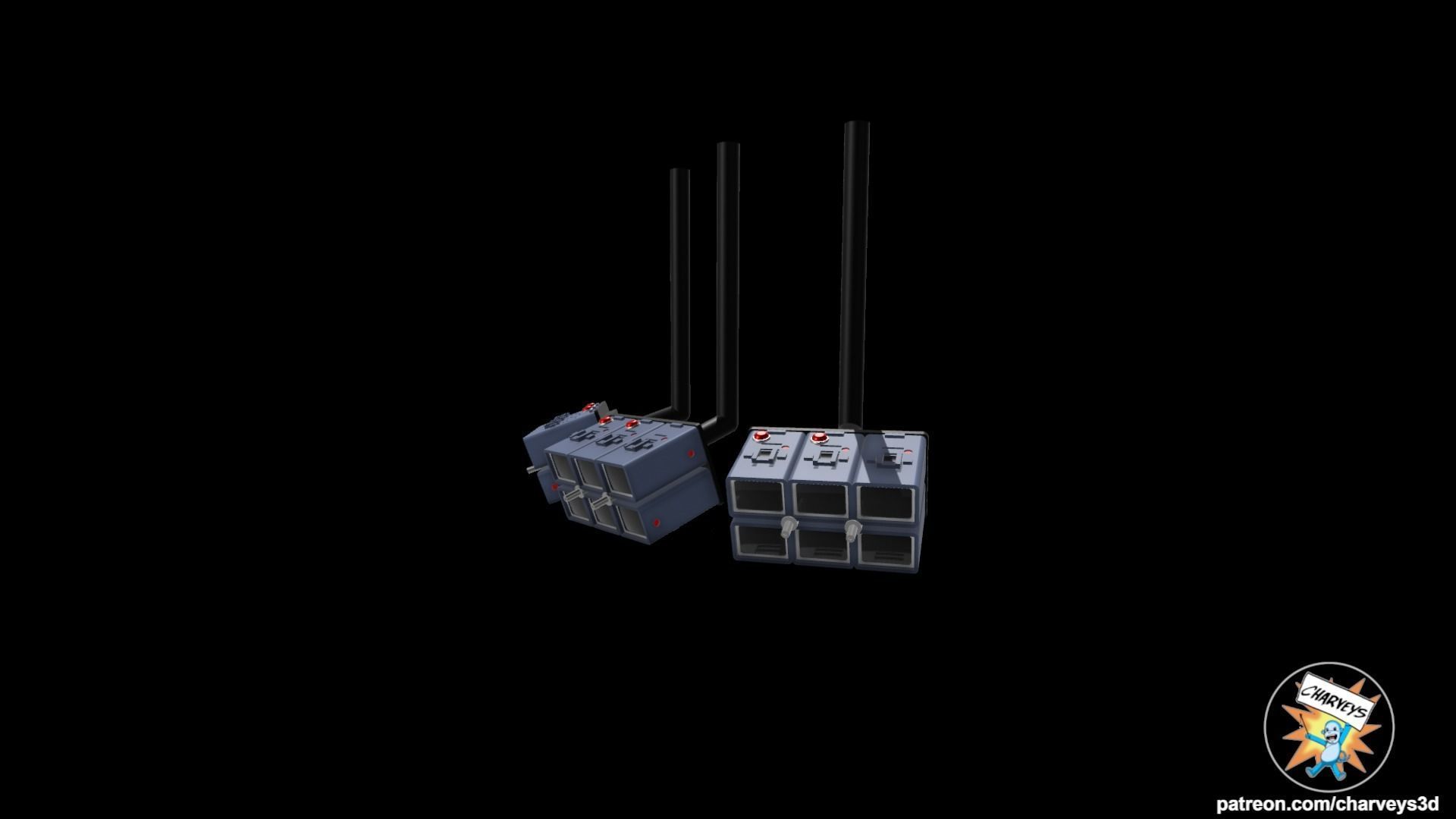 Star Wars Death Star Detention Block Cameras for action figures 3D print model_2