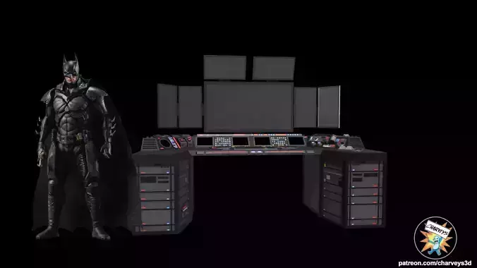 Batman Batcomputer for action figures