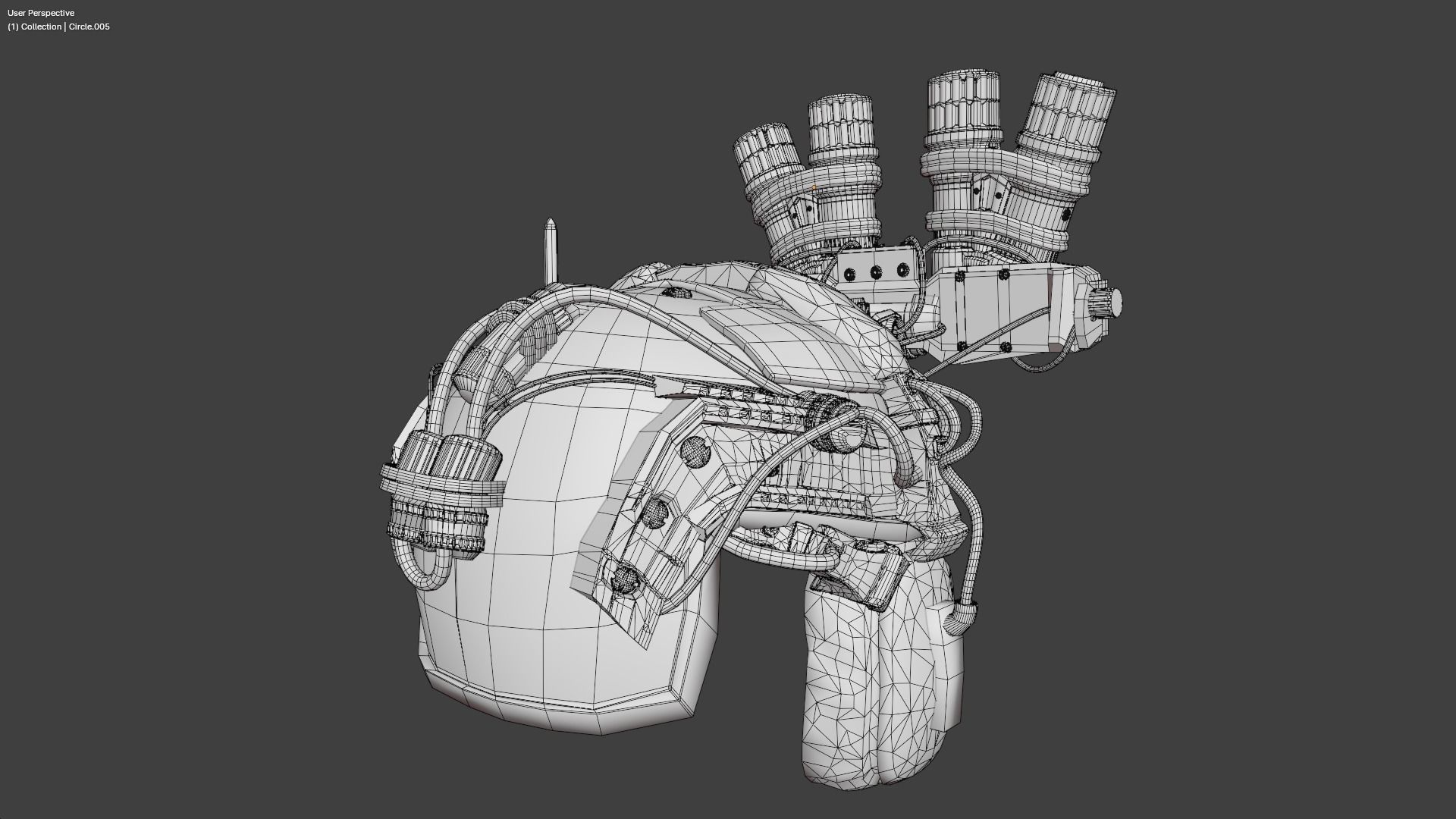 3D military helmet model Low-poly 3D model_11