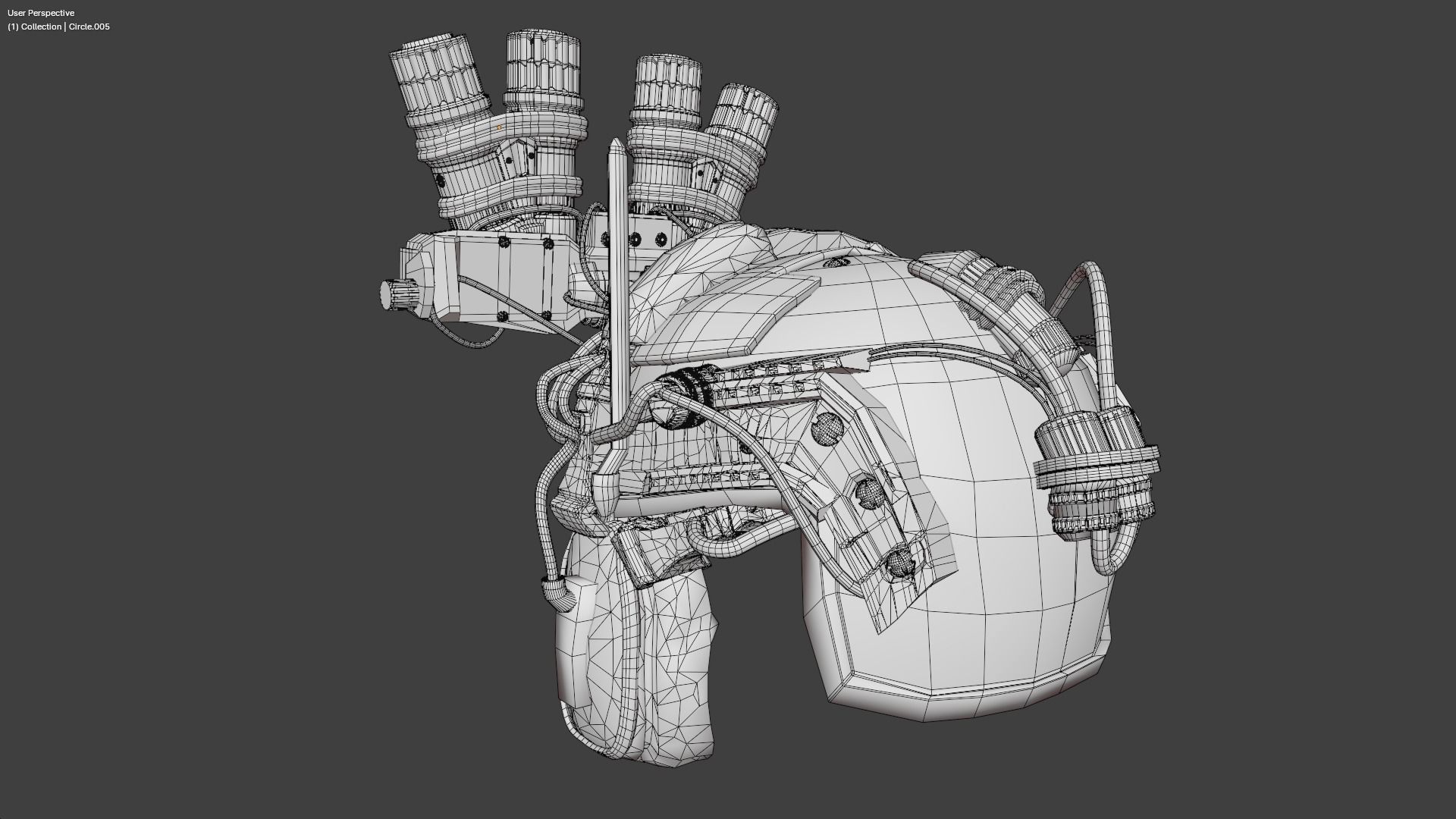 3D military helmet model Low-poly 3D model_18