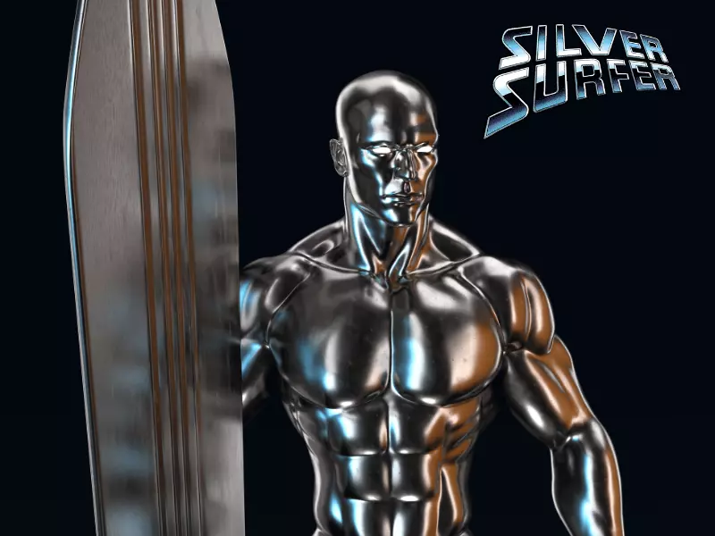 SILVER SURFER Free 3D print model_0