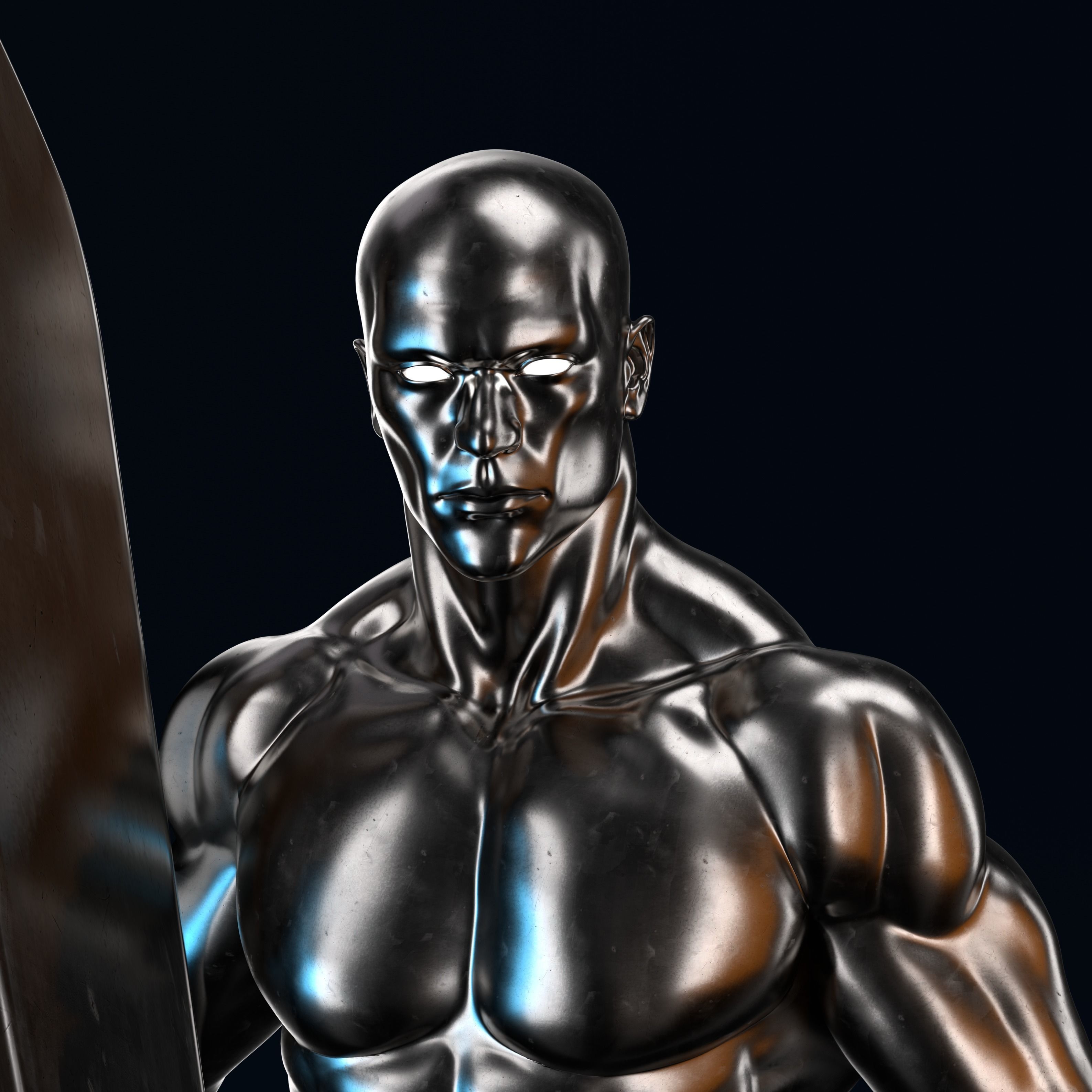 SILVER SURFER Free 3D print model_2