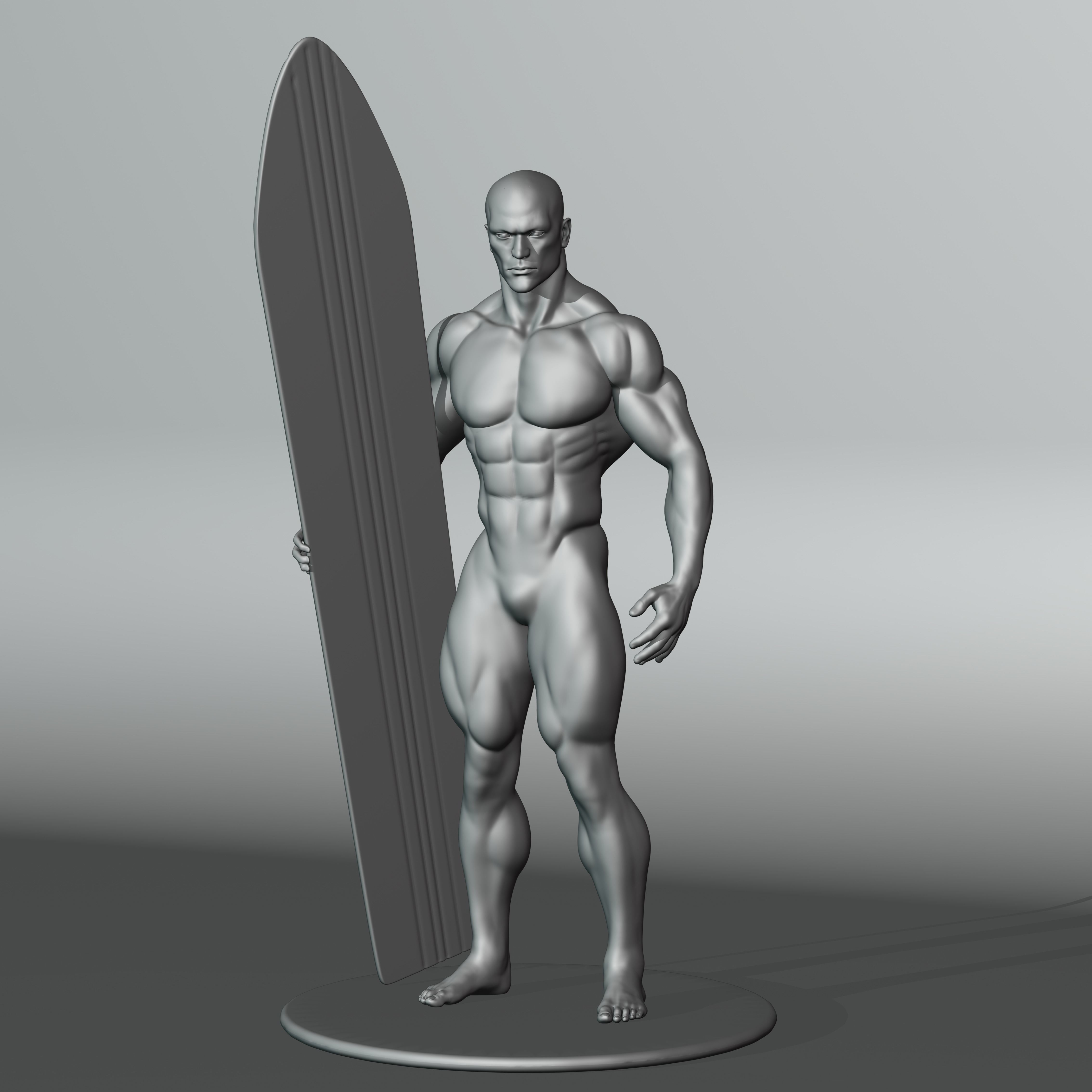 SILVER SURFER Free 3D print model_5