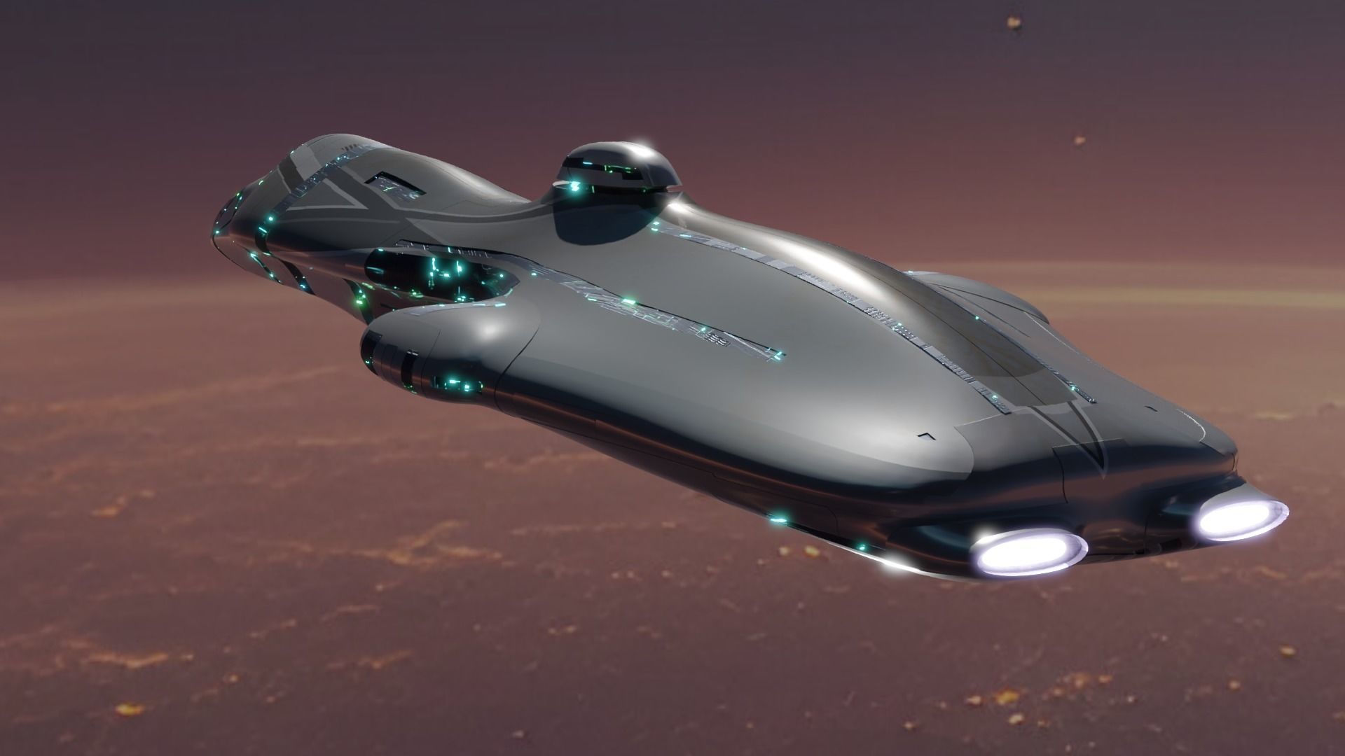 Space Cruiser 3D model_3