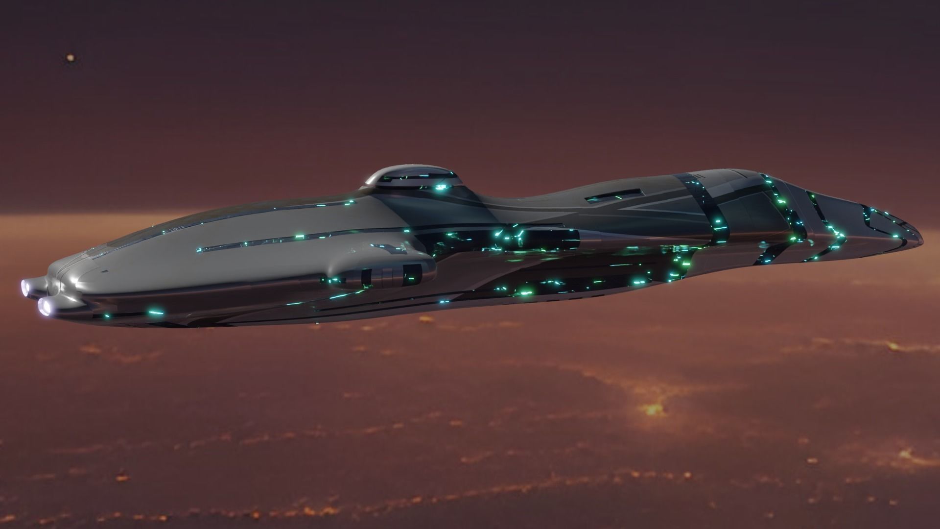 Space Cruiser 3D model_8