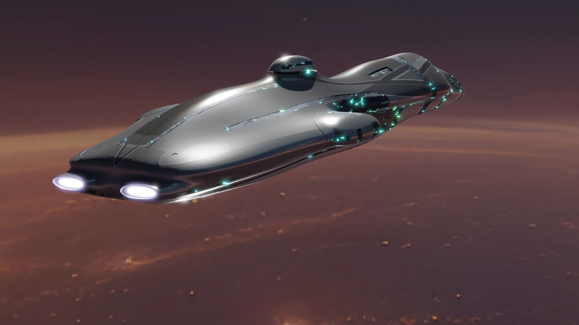 Space Cruiser 3D model_6