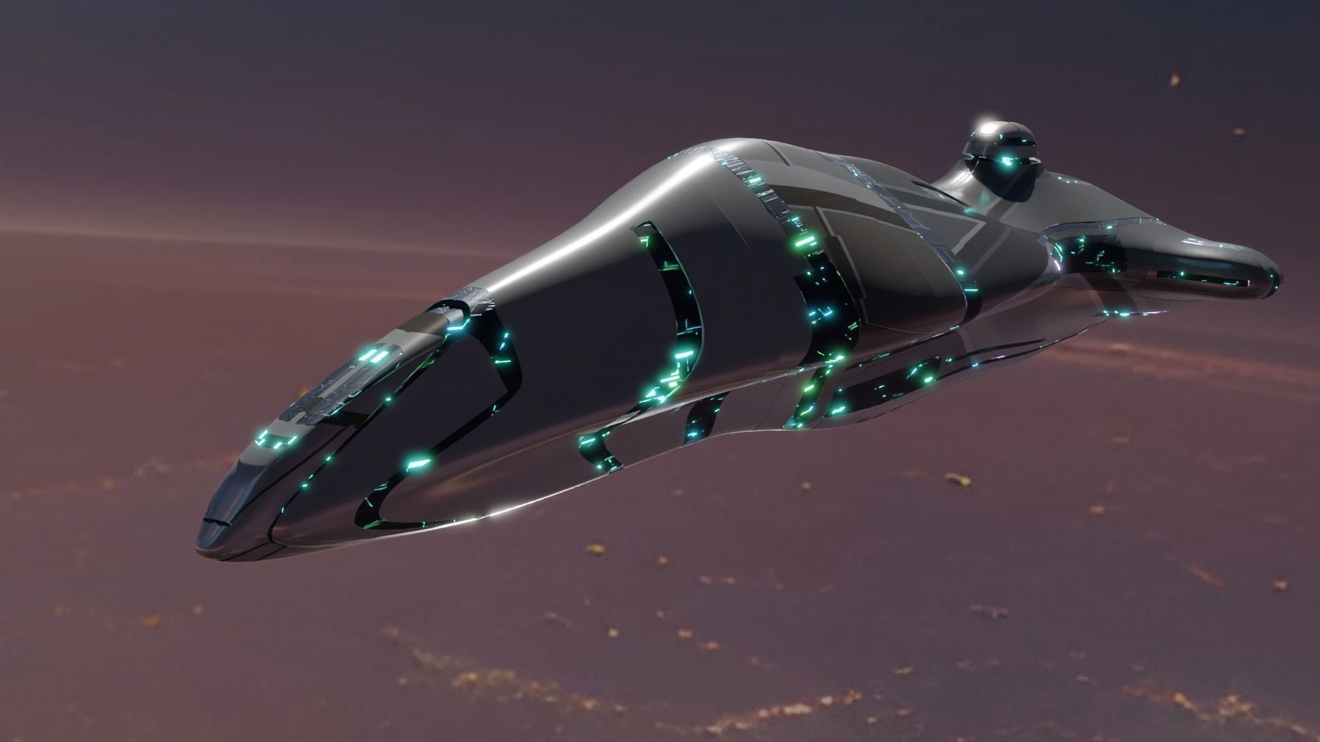 Space Cruiser 3D model_4