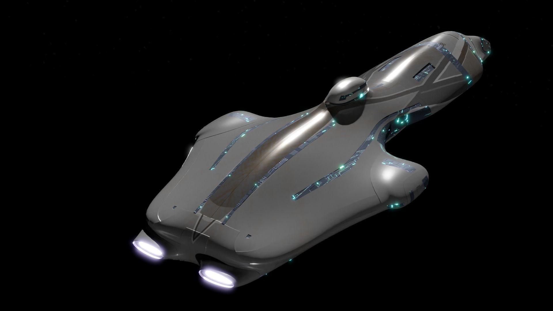 Space Cruiser 3D model_14