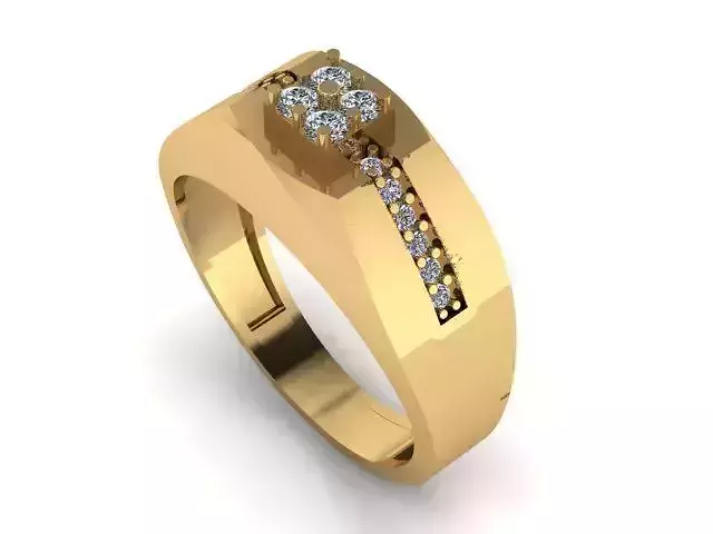 wedding ring 3D print model