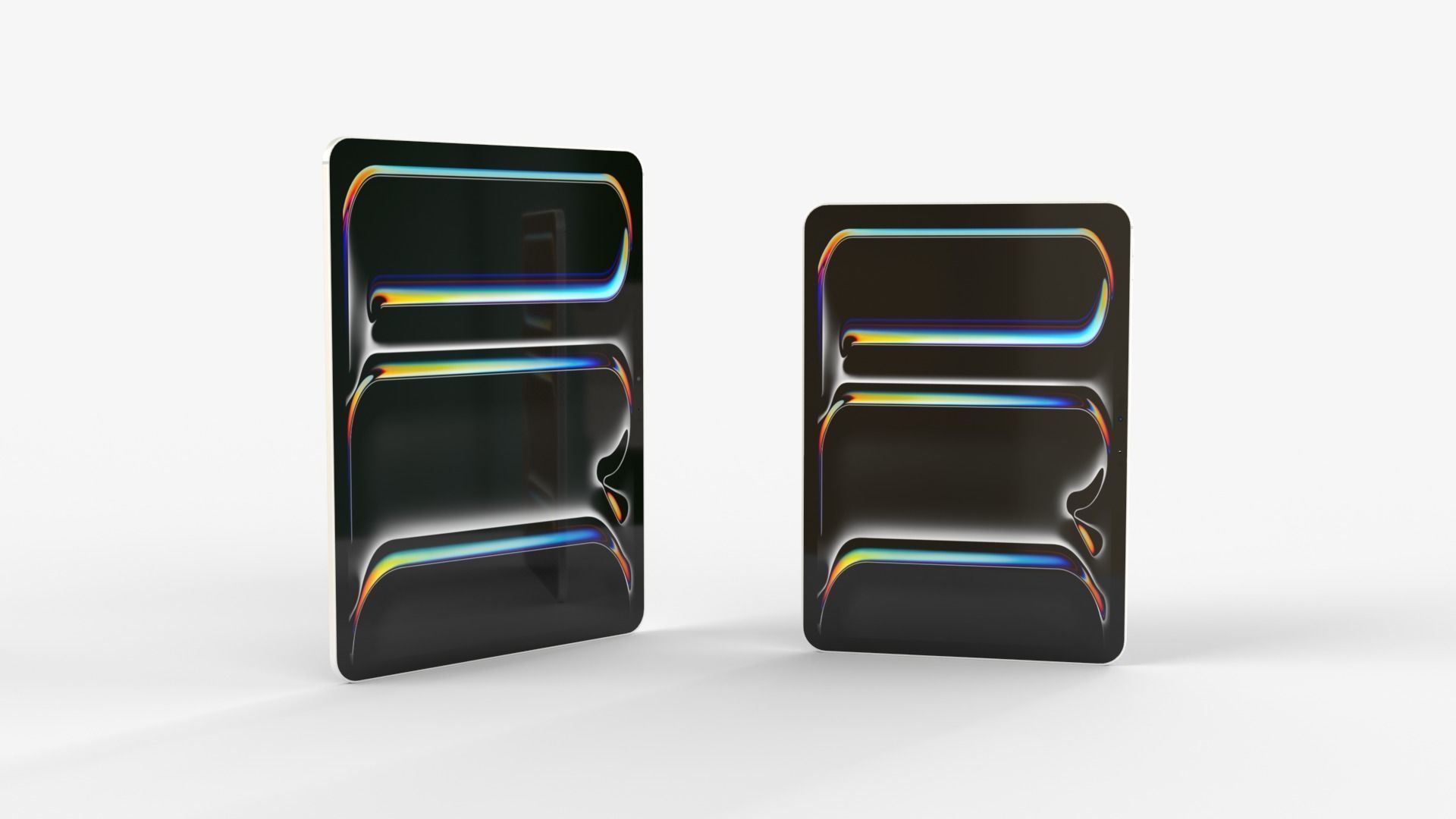 Apple iPad Pro 2024 in Silver full Collection 3D model_5