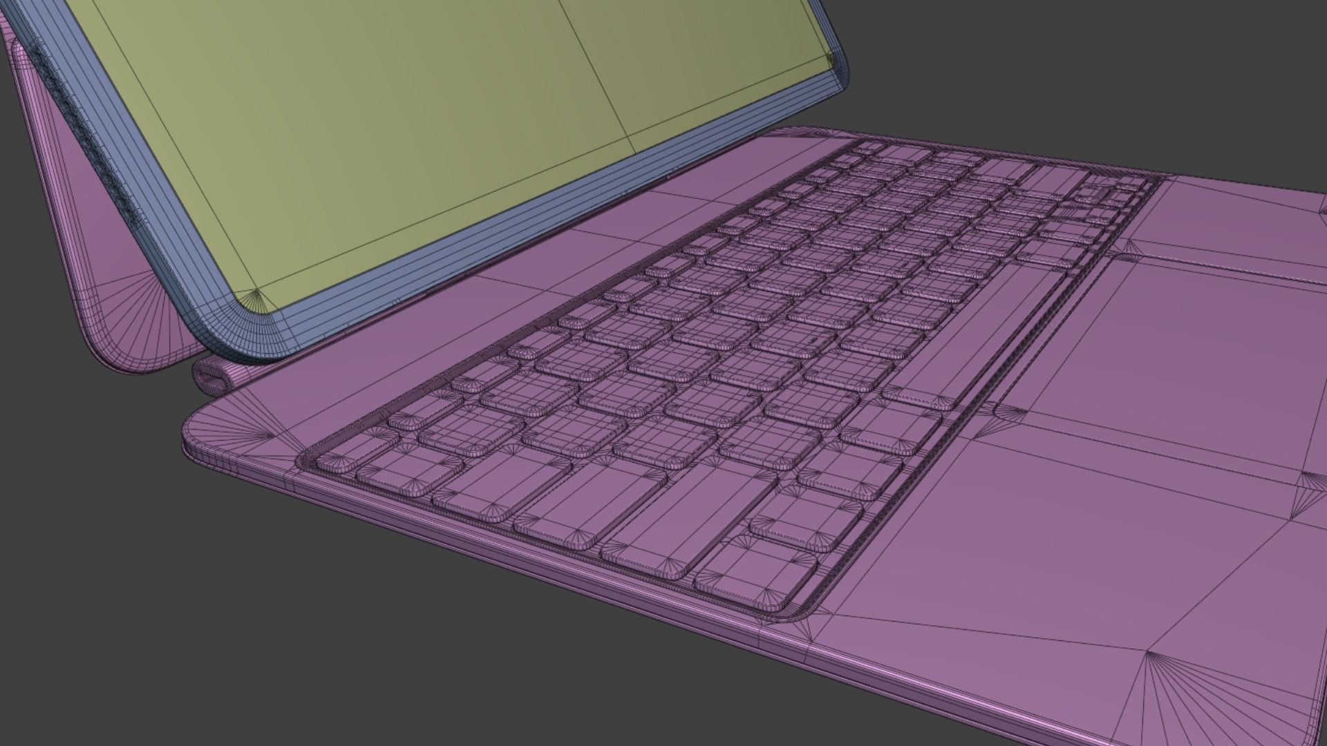 Apple iPad Pro 2024 in Silver full Collection 3D model_18