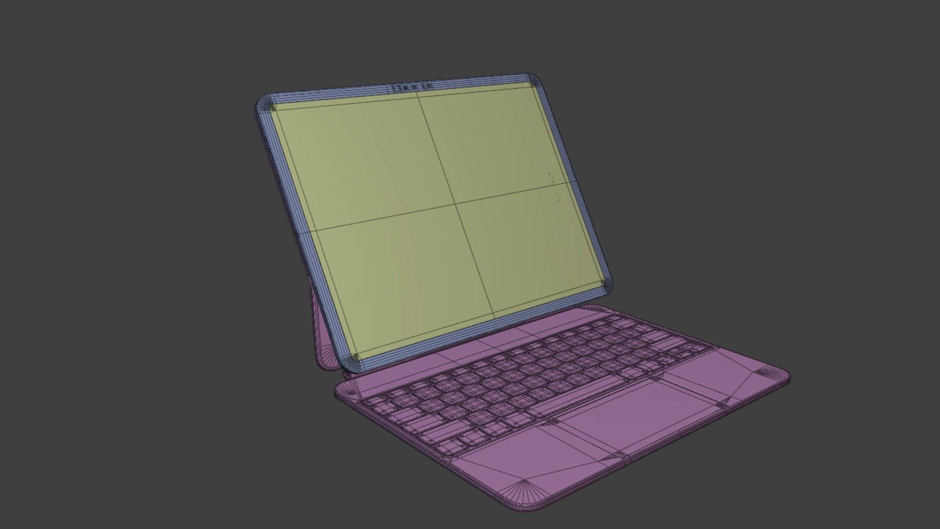 Apple iPad Pro 2024 in Silver full Collection 3D model_17