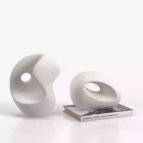 Alba Ceramic Sculptural Objects PBR