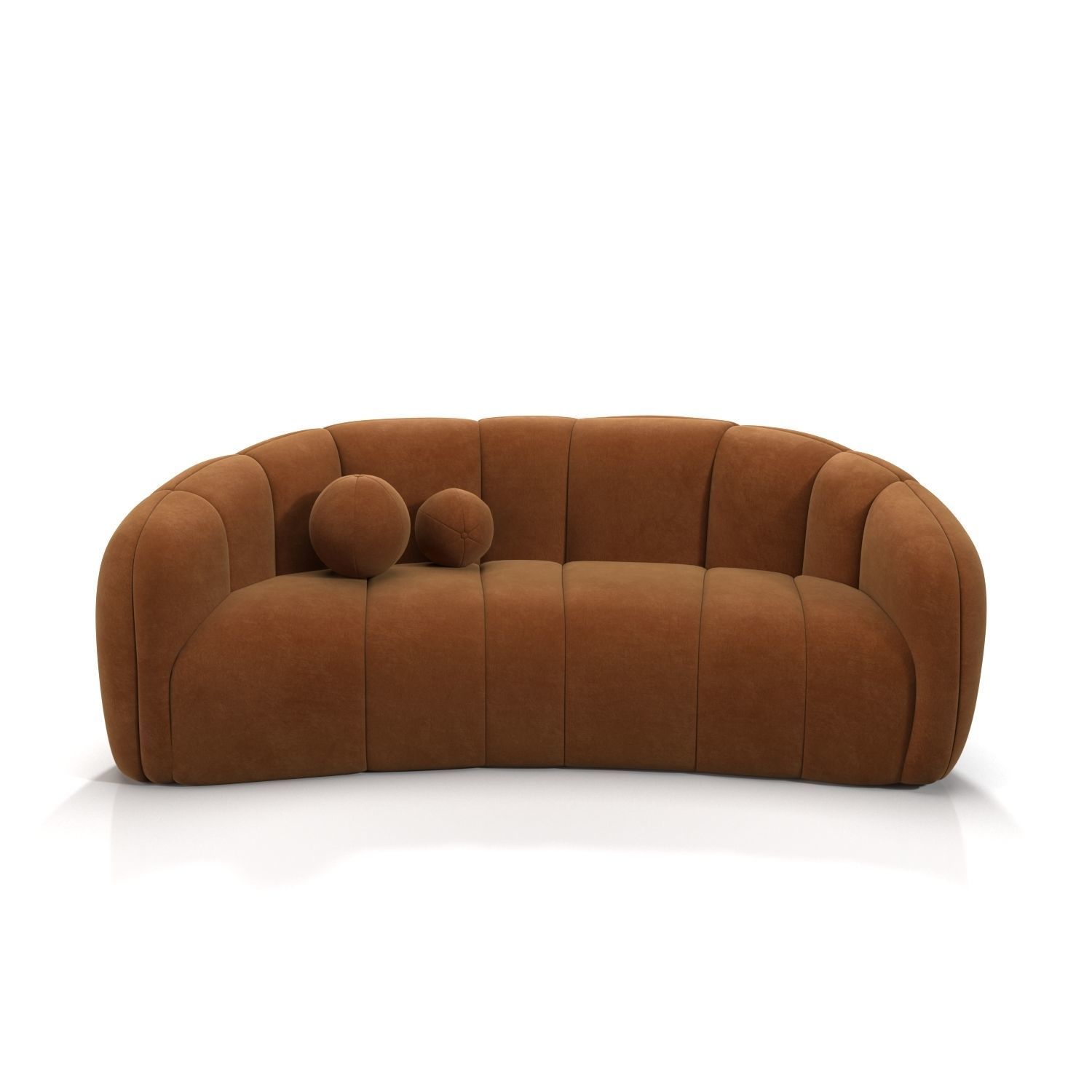 Alexis 89 Fabric Sofa 3D model_2