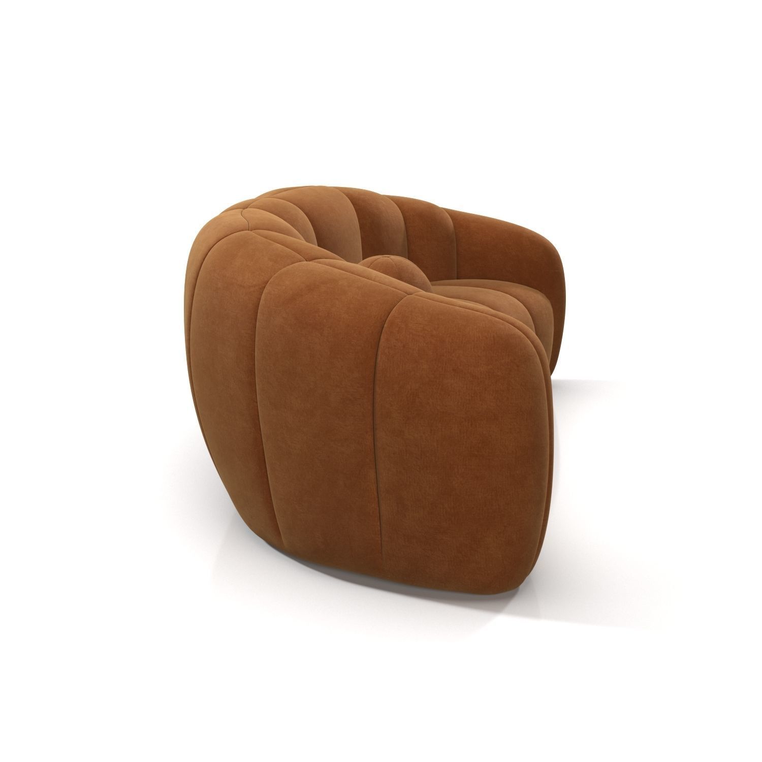 Alexis 89 Fabric Sofa 3D model_1