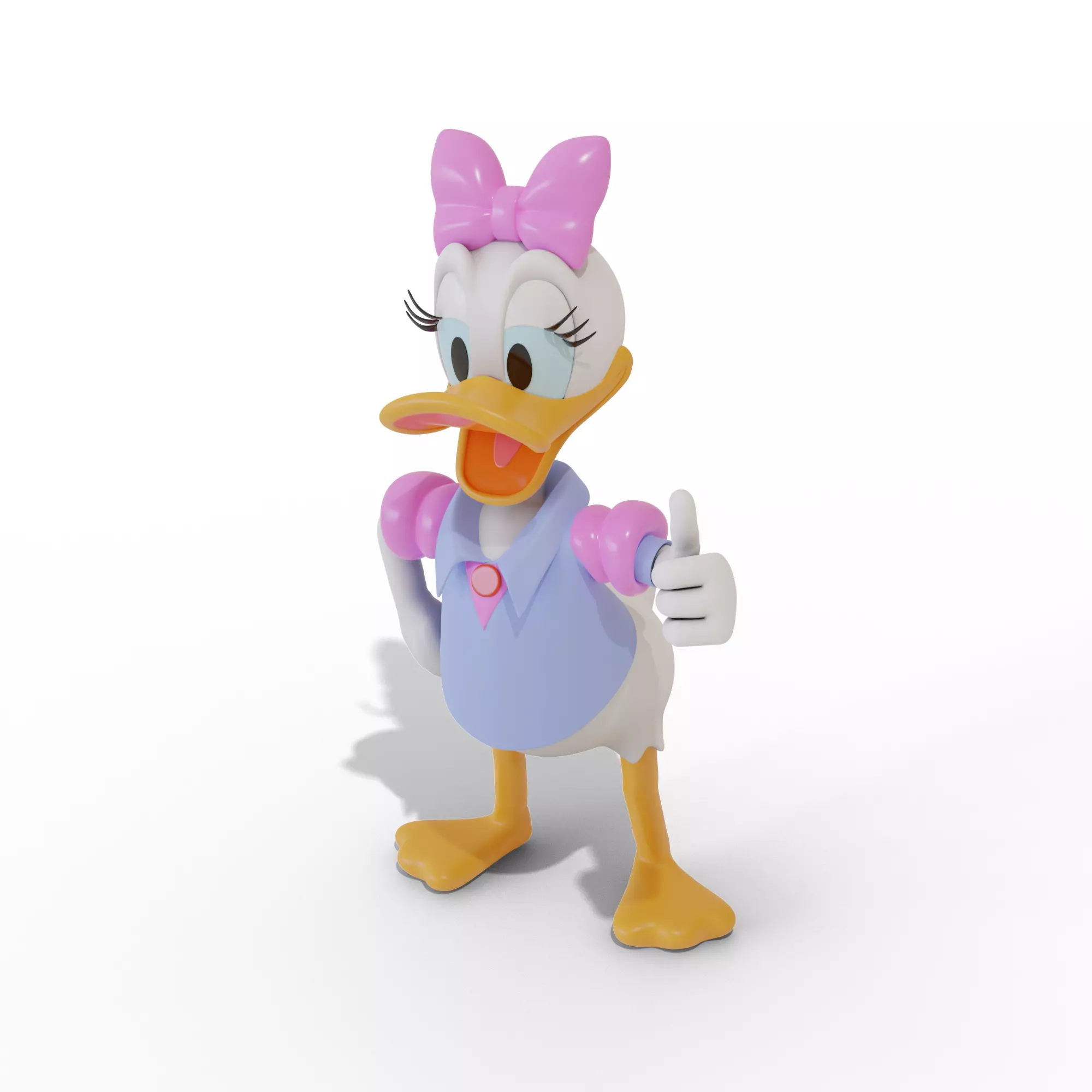 Daisy Duck 3D print model