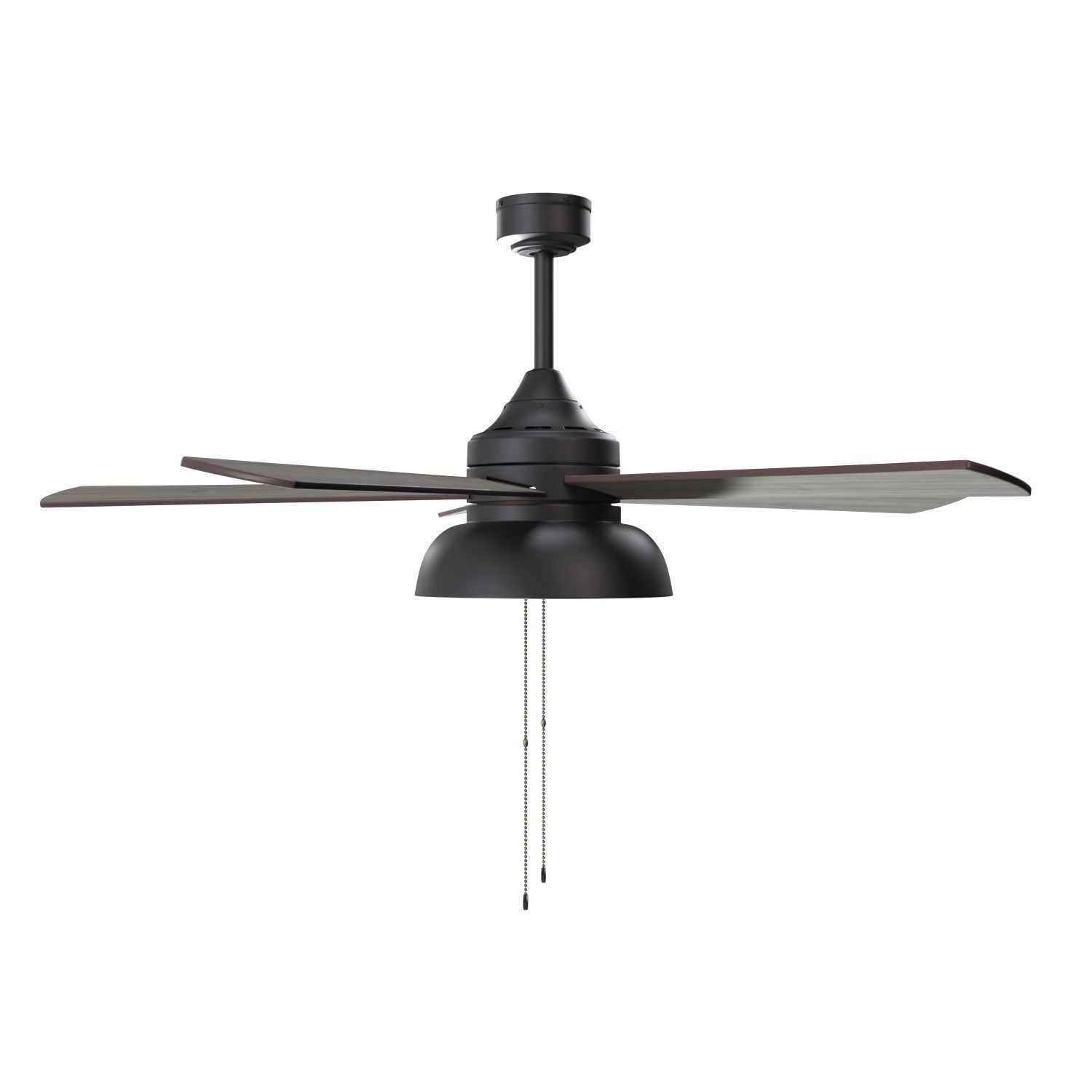 Brightondale Industrial Style Indoor Outdoor LED Ceiling Fan PBR 3D model_1