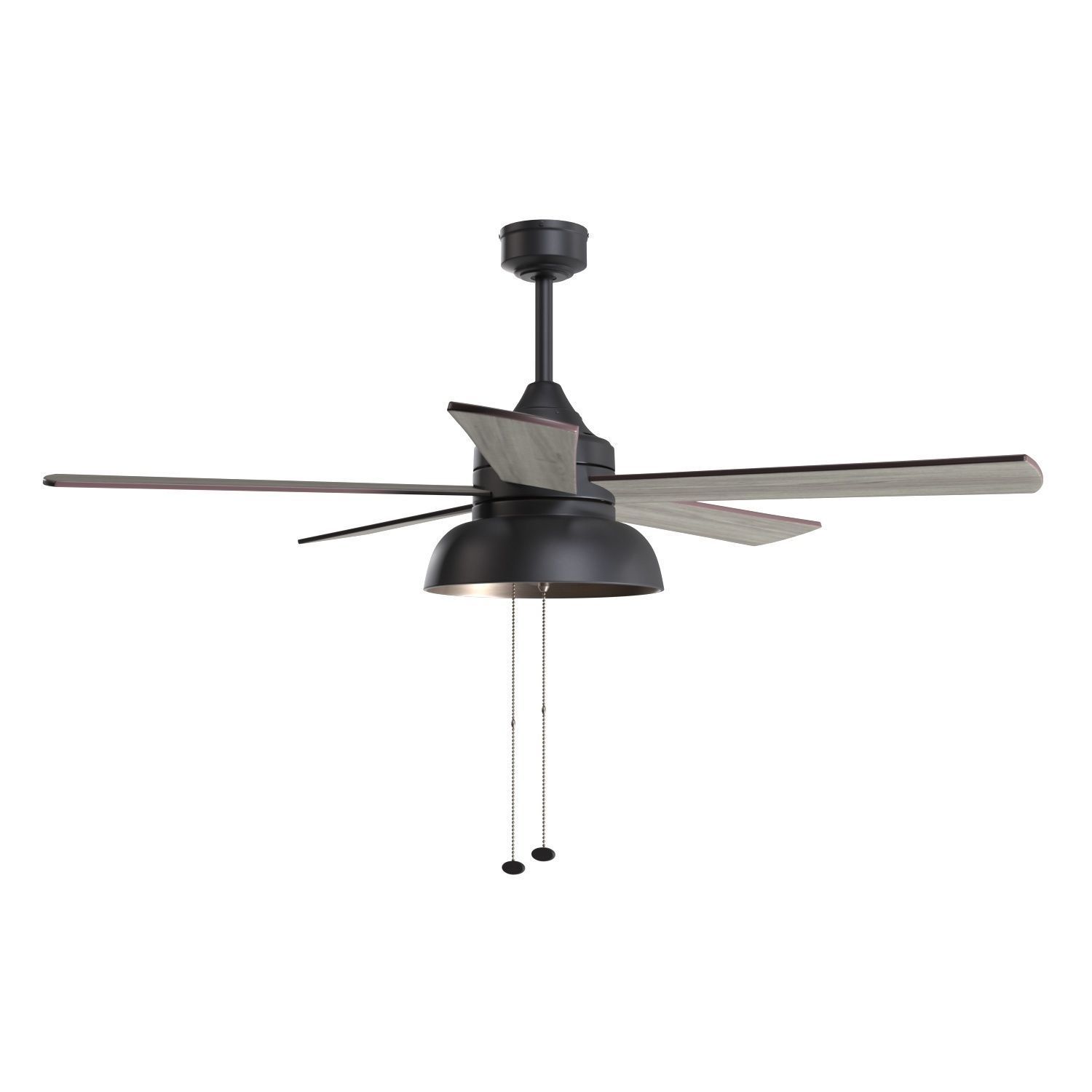 Brightondale Industrial Style Indoor Outdoor LED Ceiling Fan PBR 3D model_4