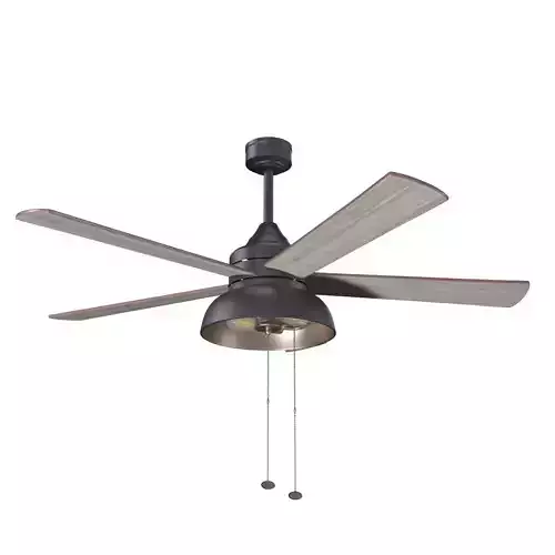 Brightondale Industrial Style Indoor Outdoor LED Ceiling Fan PBR