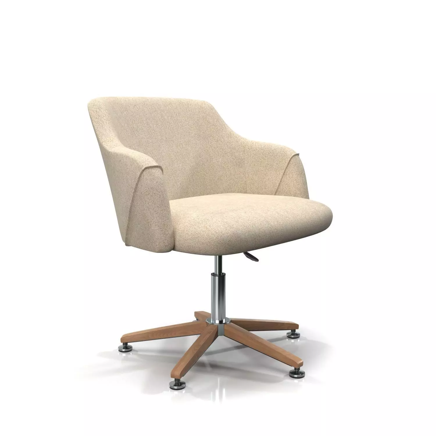 Edna Desk Chair PBR 3D model