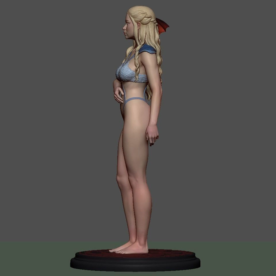 Daenerys Targaryen Figures STL Ready to Print 3D print model_2