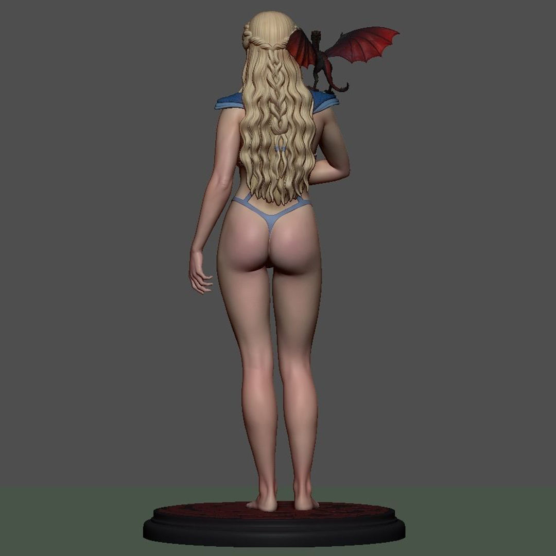 Daenerys Targaryen Figures STL Ready to Print 3D print model_4