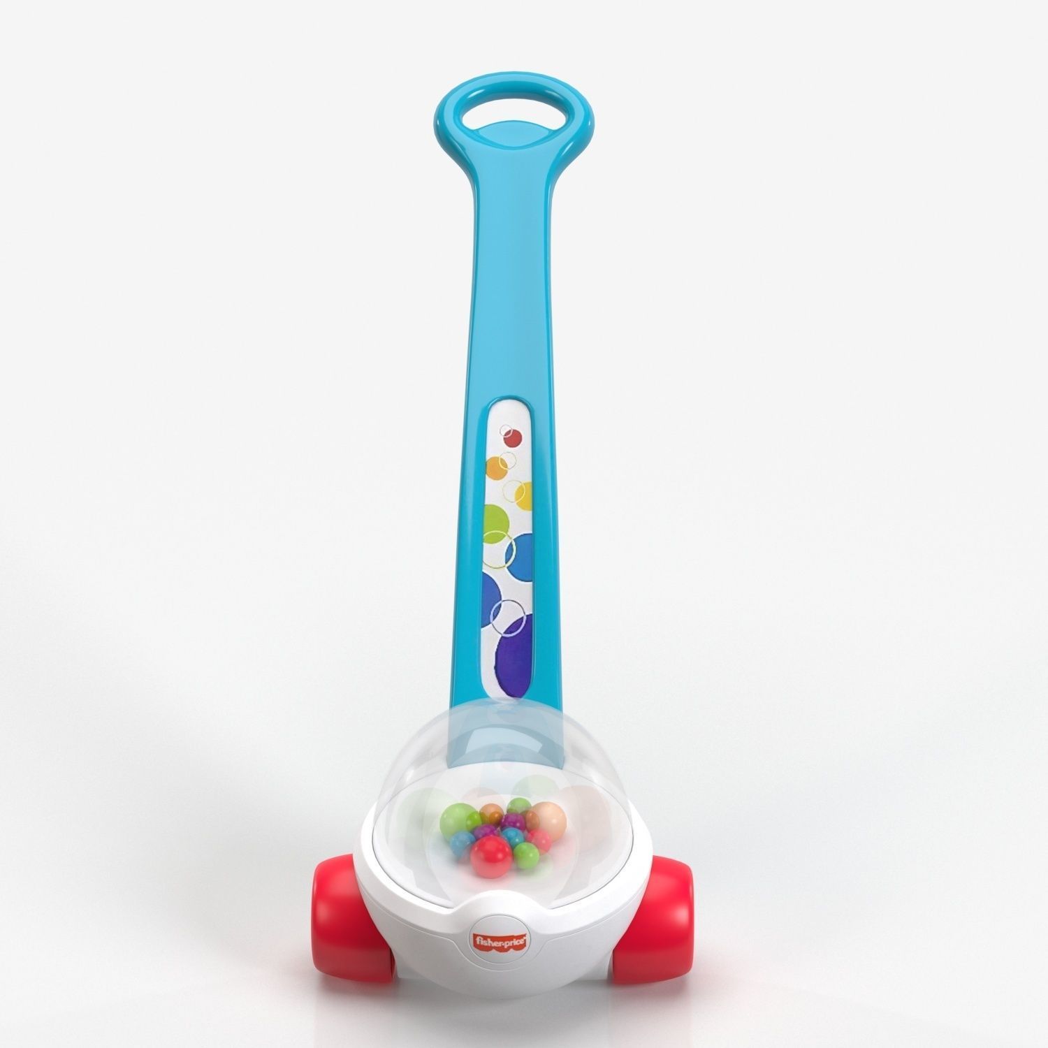 Fisher Price Corn Popper Push Toy PBR 3D model_2