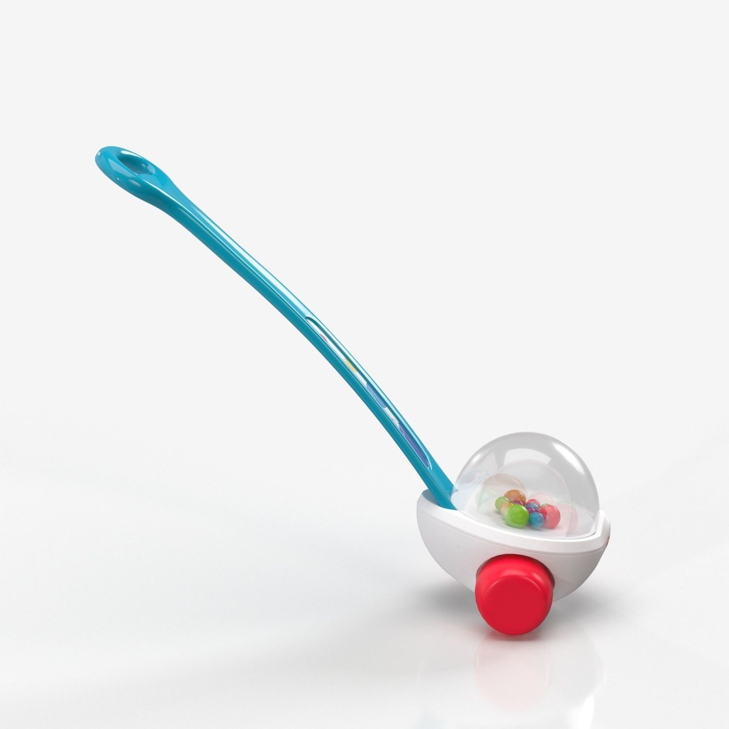 Fisher Price Corn Popper Push Toy PBR 3D model_1