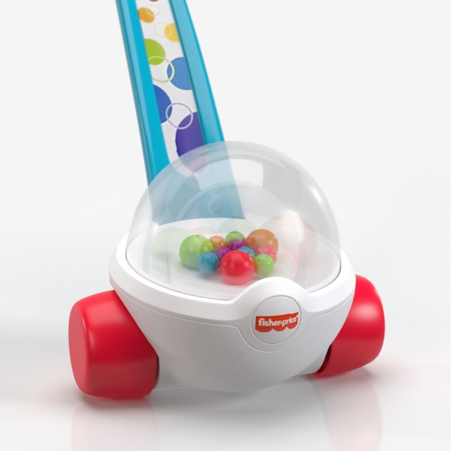 Fisher Price Corn Popper Push Toy PBR 3D model_3