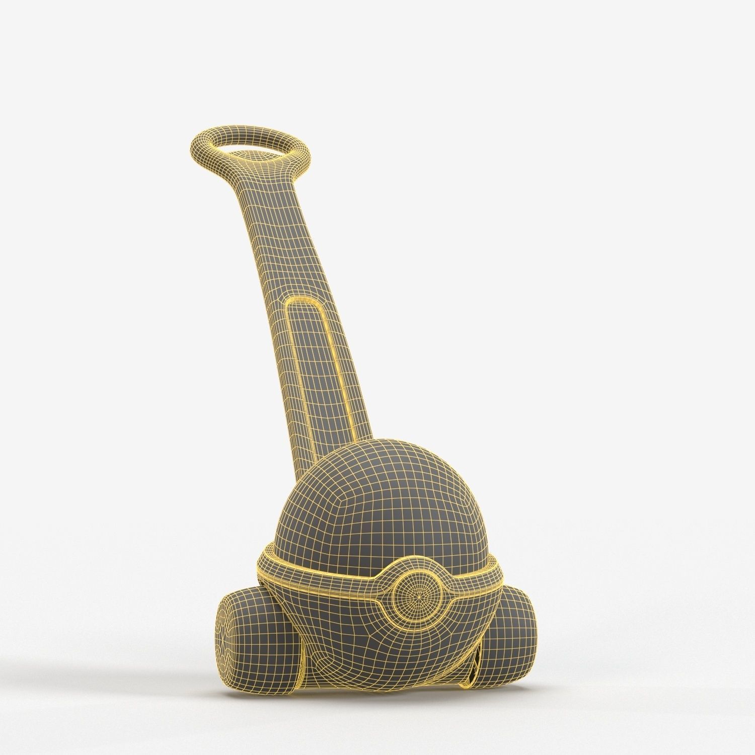 Fisher Price Corn Popper Push Toy PBR 3D model_5