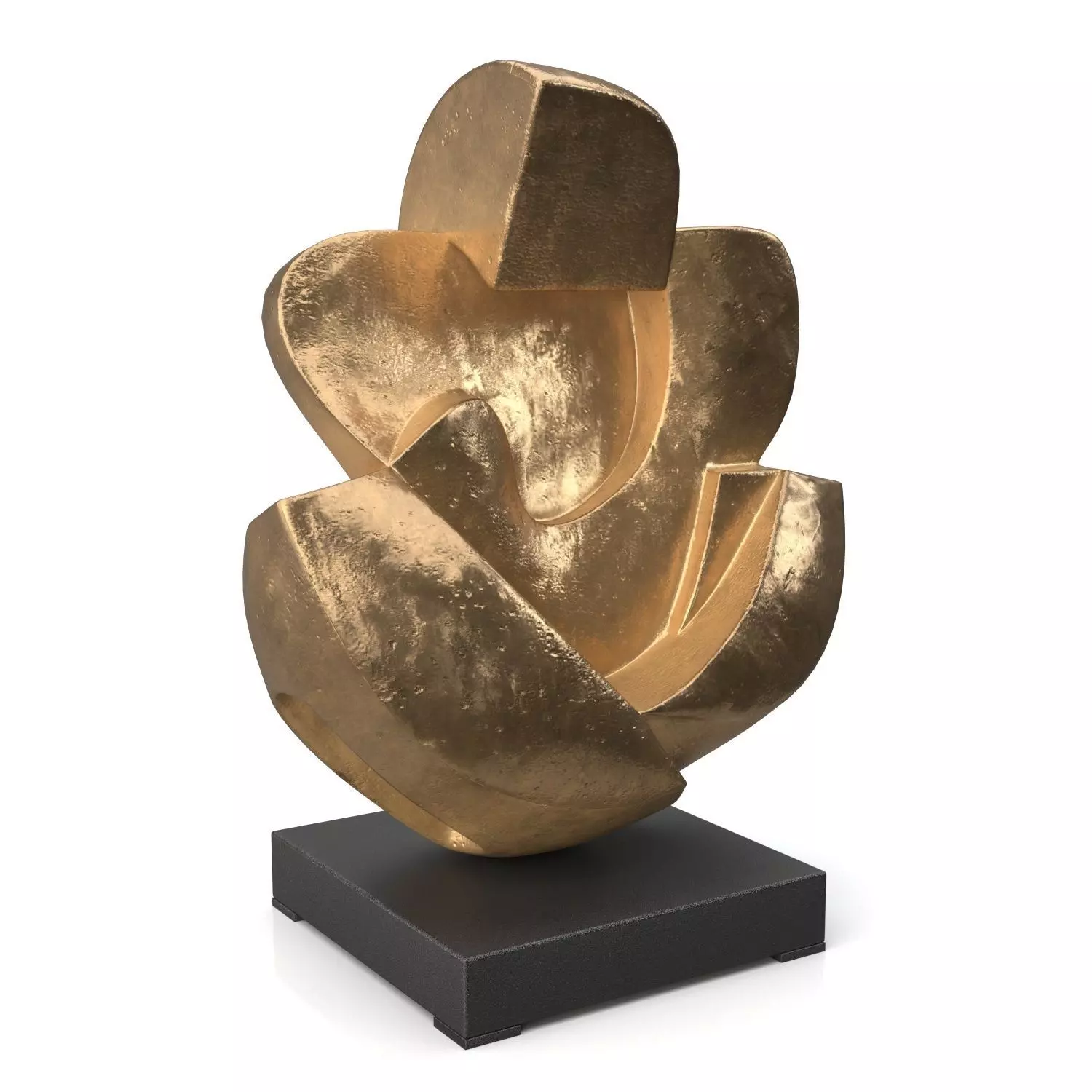 Gardeco Unconditional Love Bronze Sculpture PBR 3D model_0
