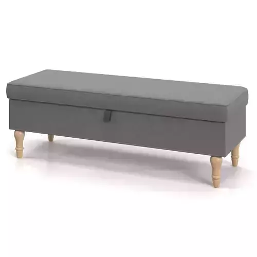 Ikea Stocksund Ljungen Medium Gray Bench PBR