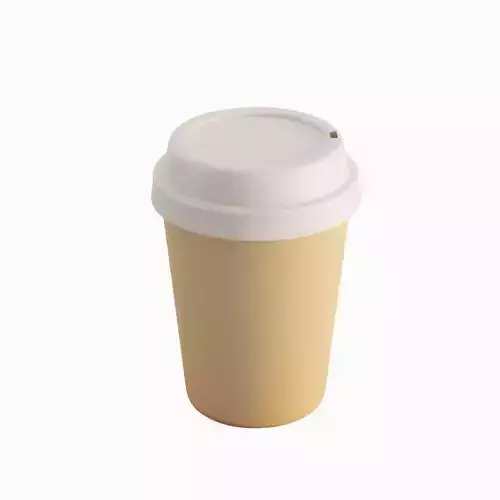 Plastic Coffee Cup 01