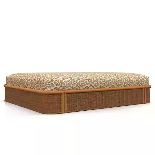 Indoor Point Ratan Base Cocktail Coffee Table PBR