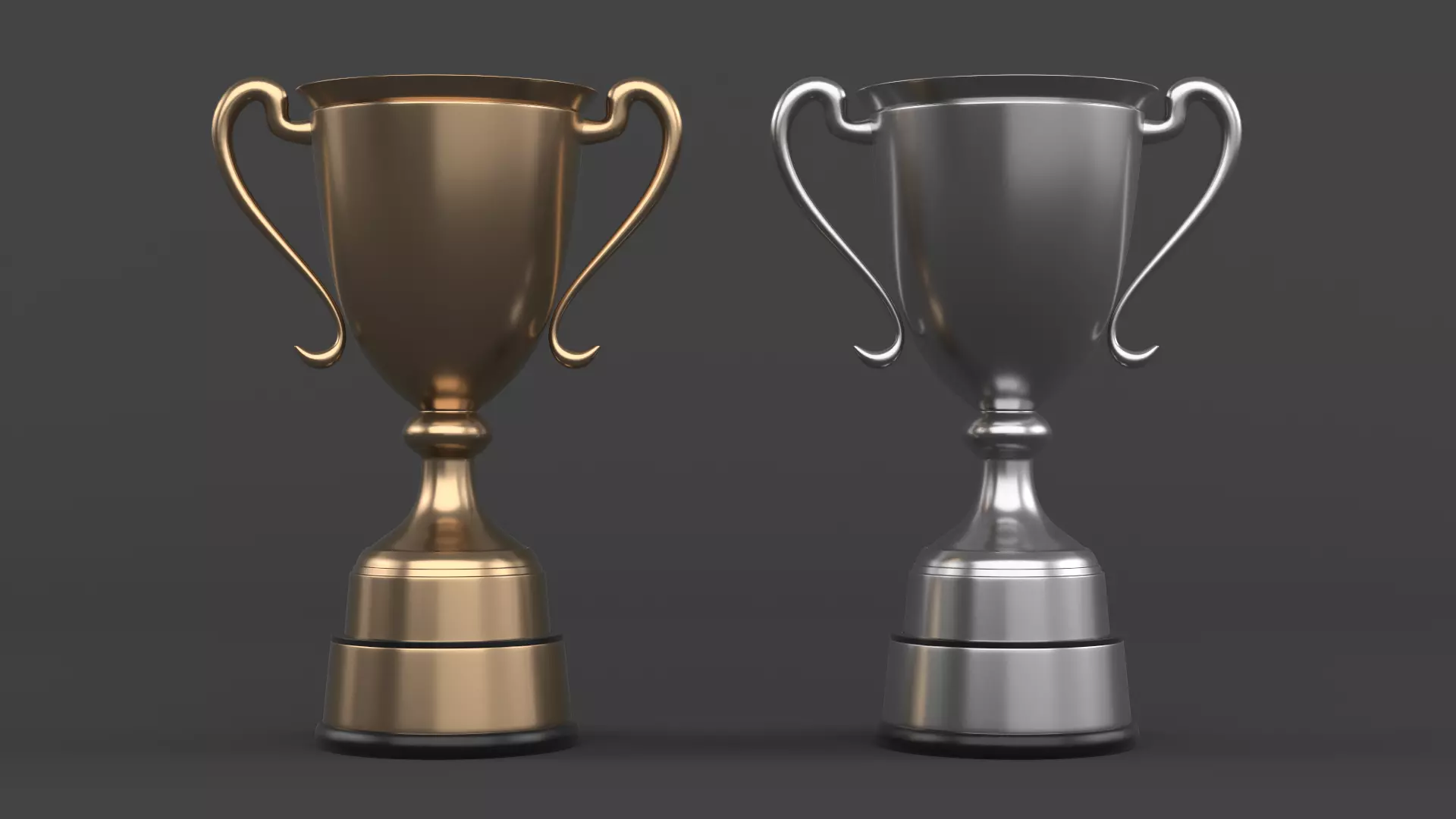 Trophy Cups 3D model_0