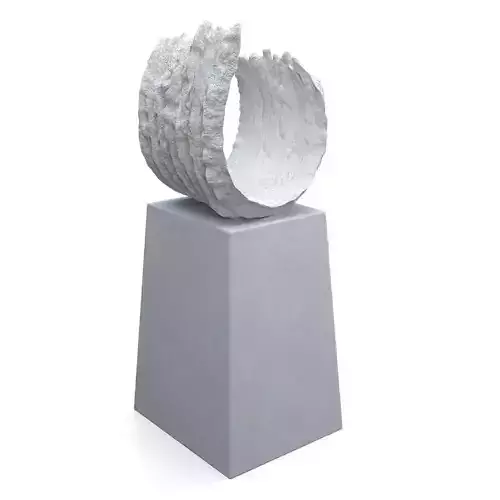 Koji Shiraya Trinary Pottery Sculpture PBR