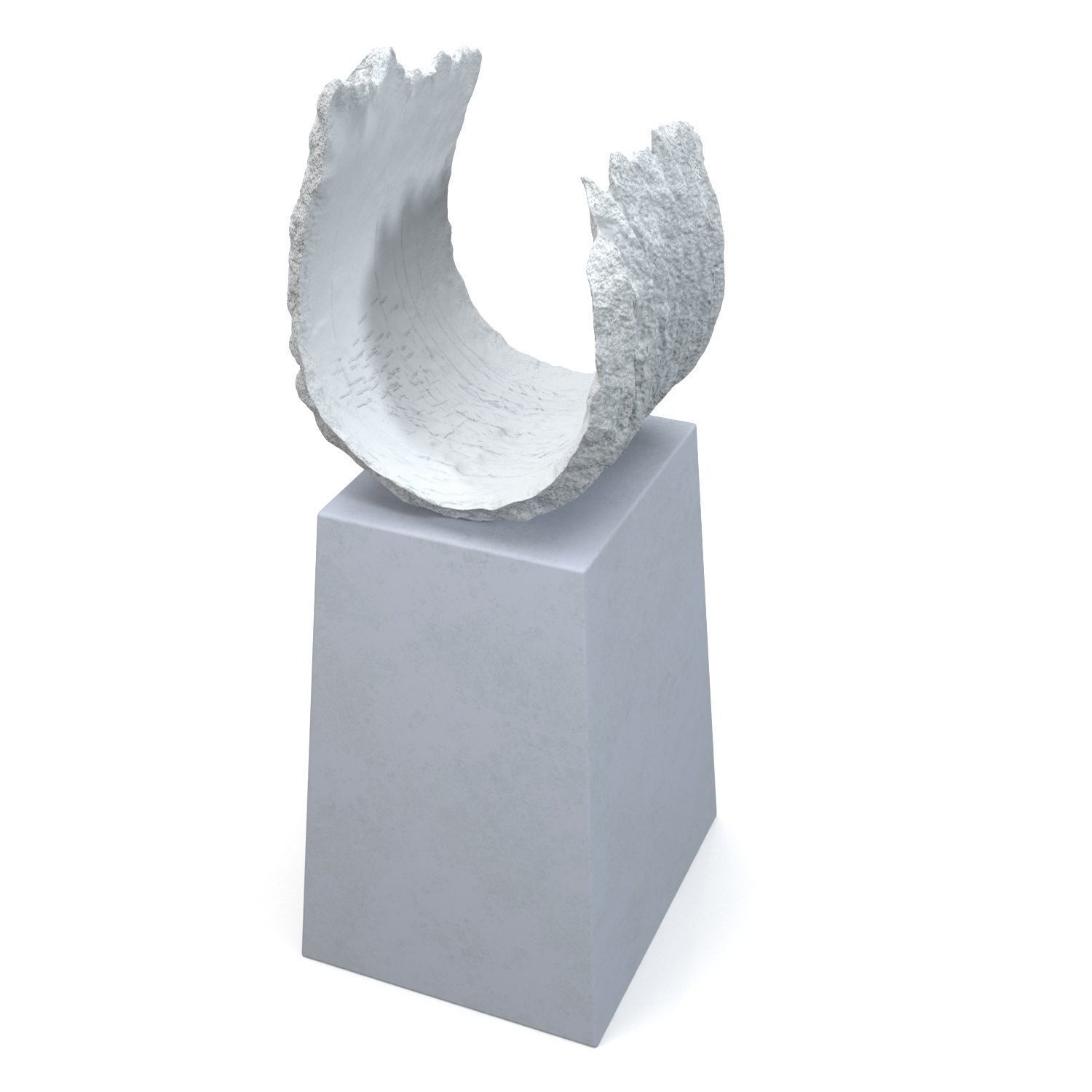 Koji Shiraya Trinary Pottery Sculpture PBR 3D model_2