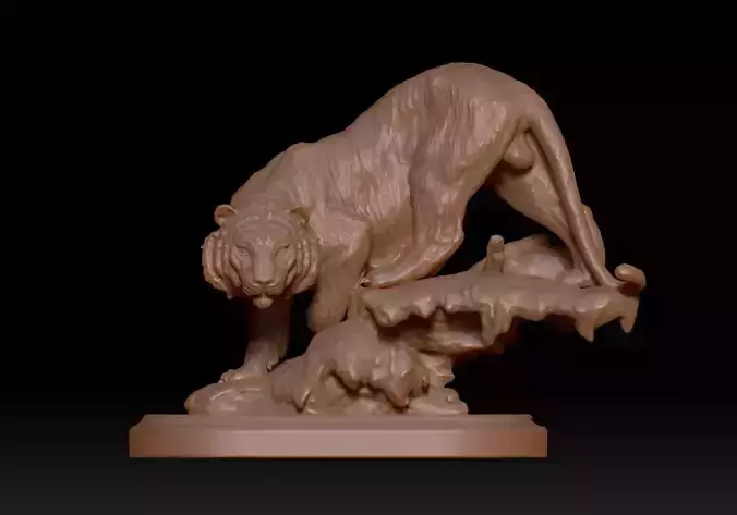 Tiger Sculpture
