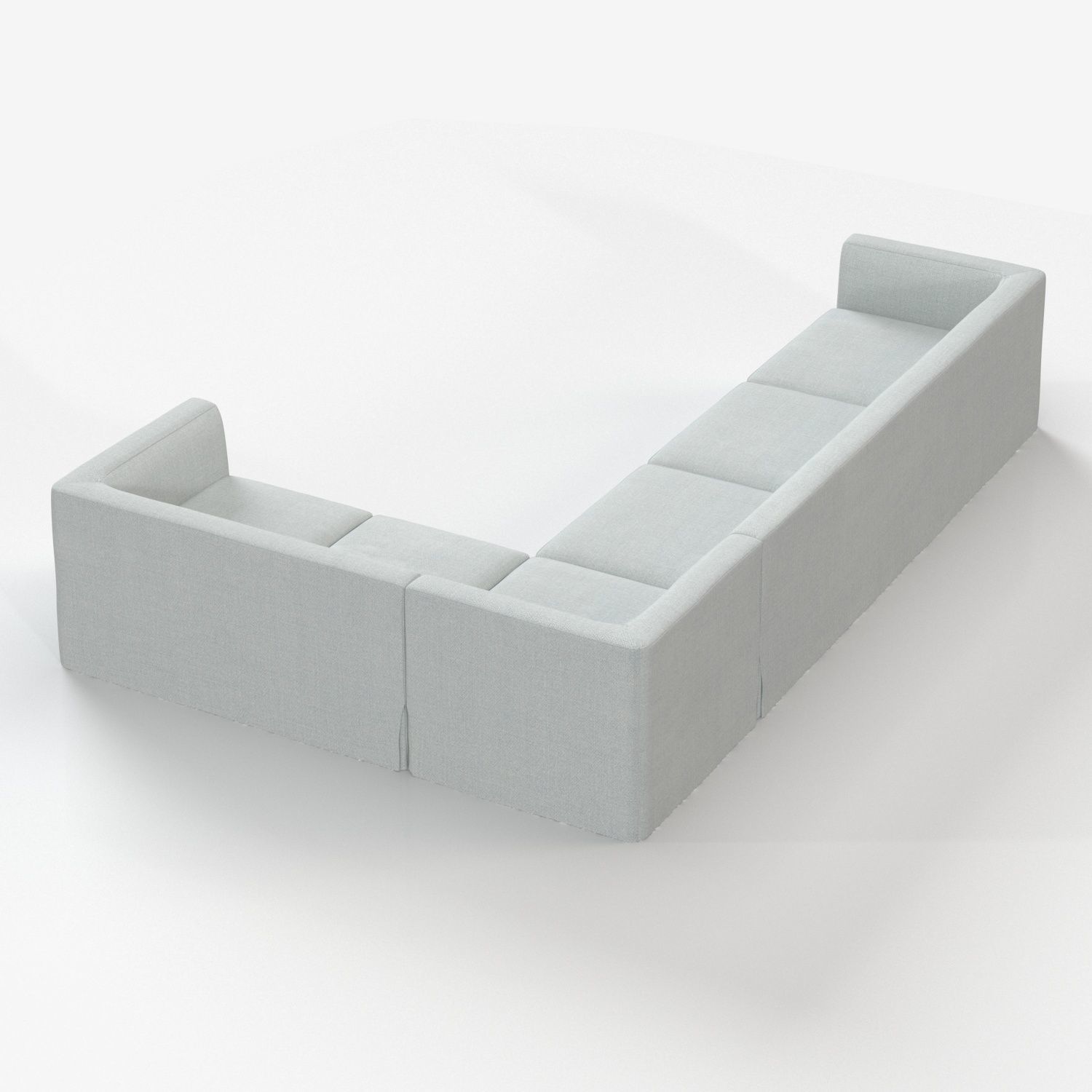 Rocco L Shape Sofa PBR 3D model_4