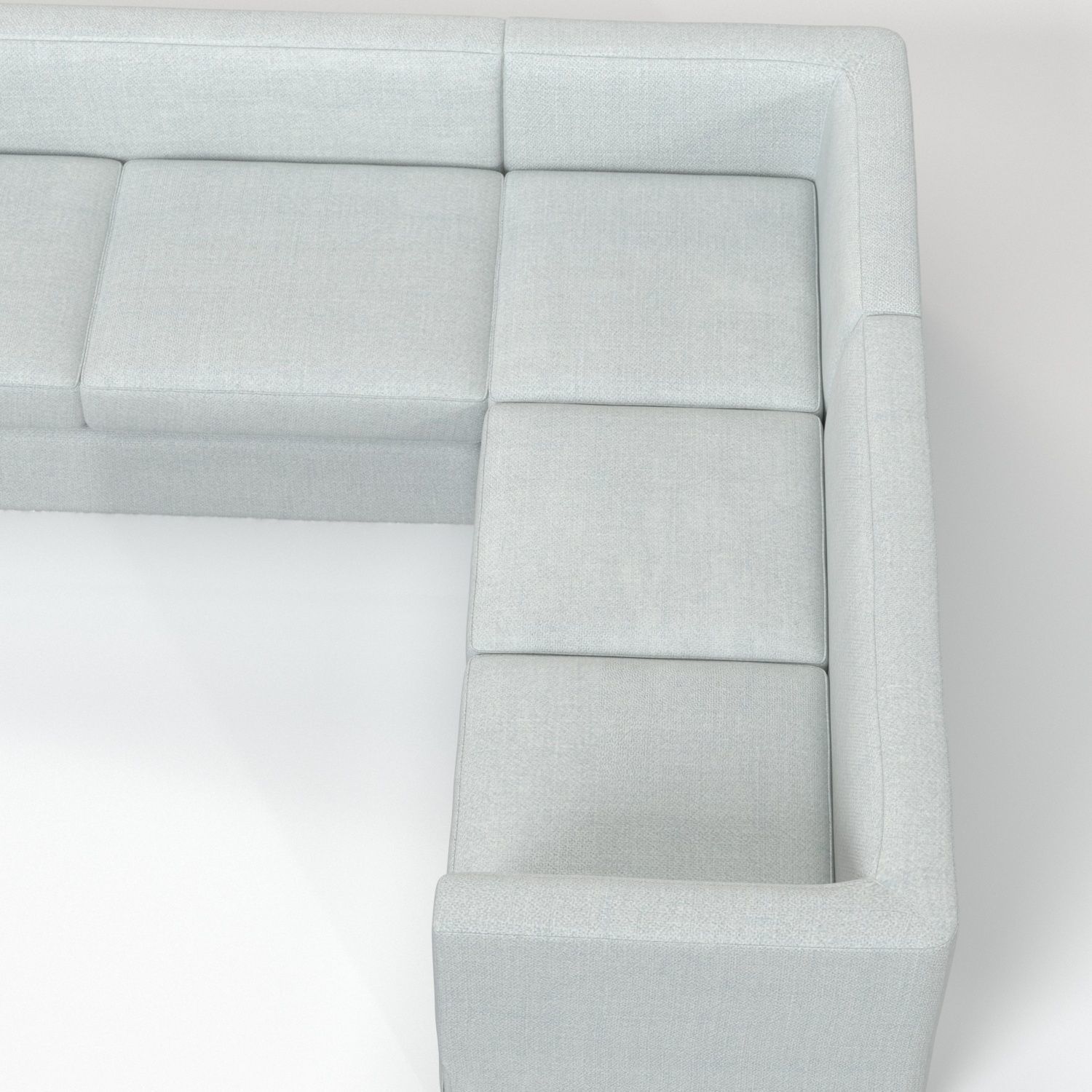 Rocco L Shape Sofa PBR 3D model_3