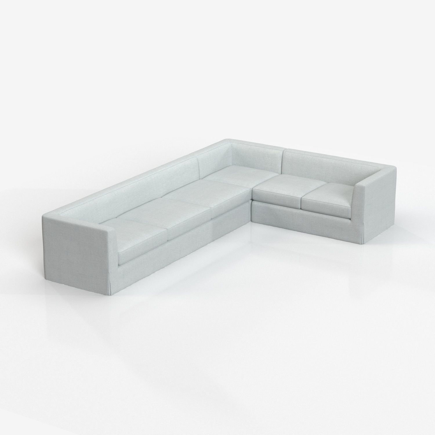 Rocco L Shape Sofa PBR 3D model_2
