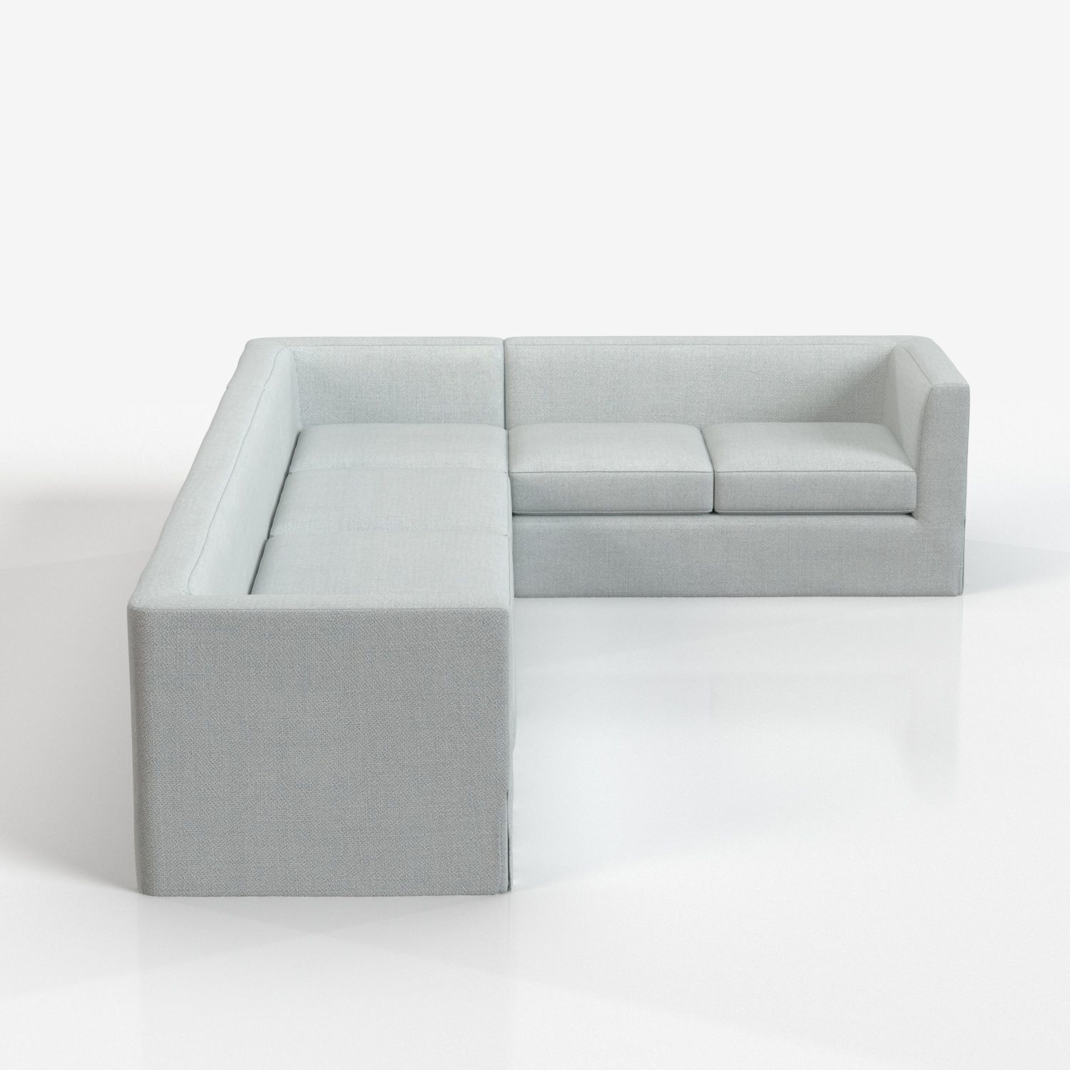 Rocco L Shape Sofa PBR 3D model_1
