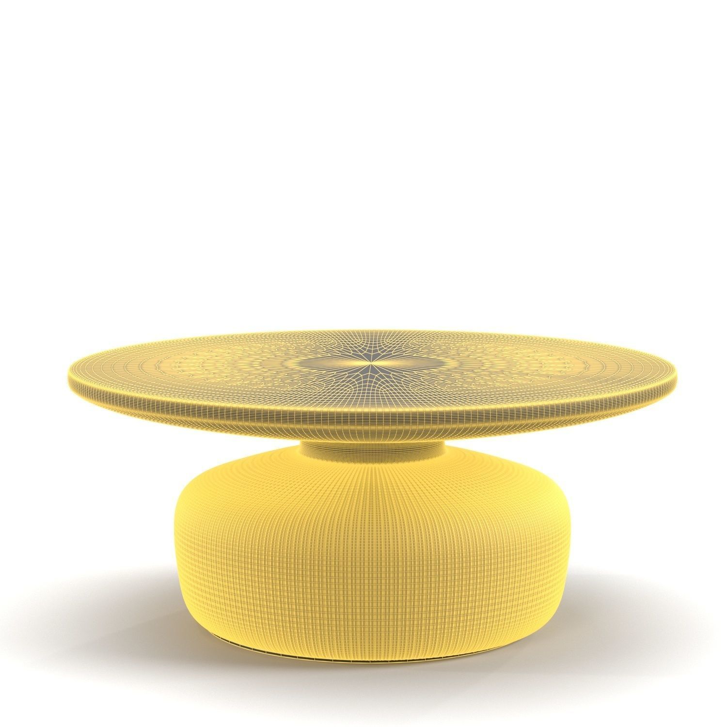 Tambor Concrete Coffee Table 3D model_5