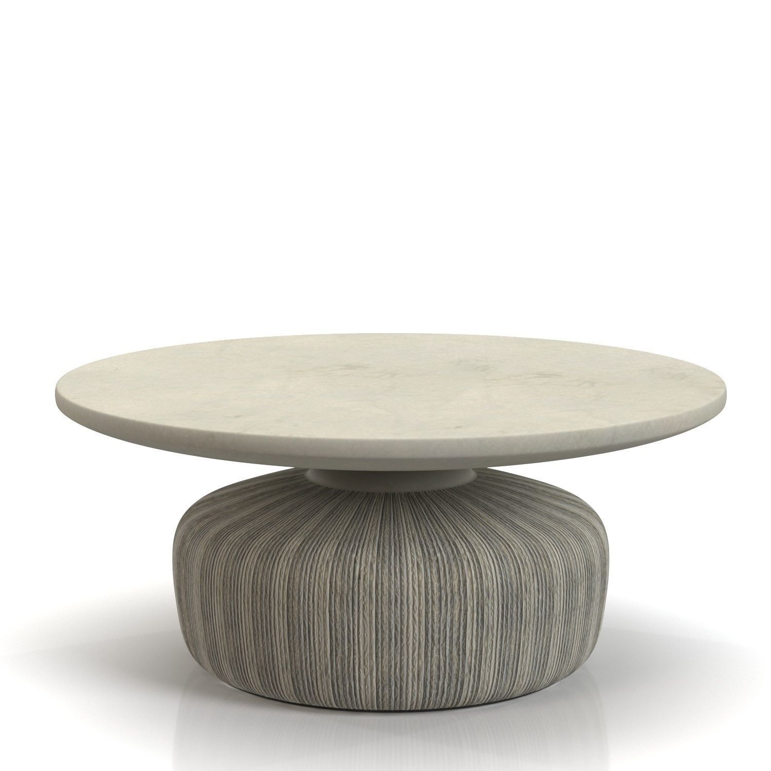 Tambor Concrete Coffee Table 3D model_4