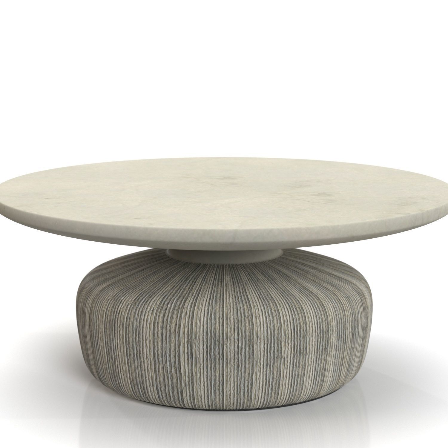 Tambor Concrete Coffee Table 3D model_3