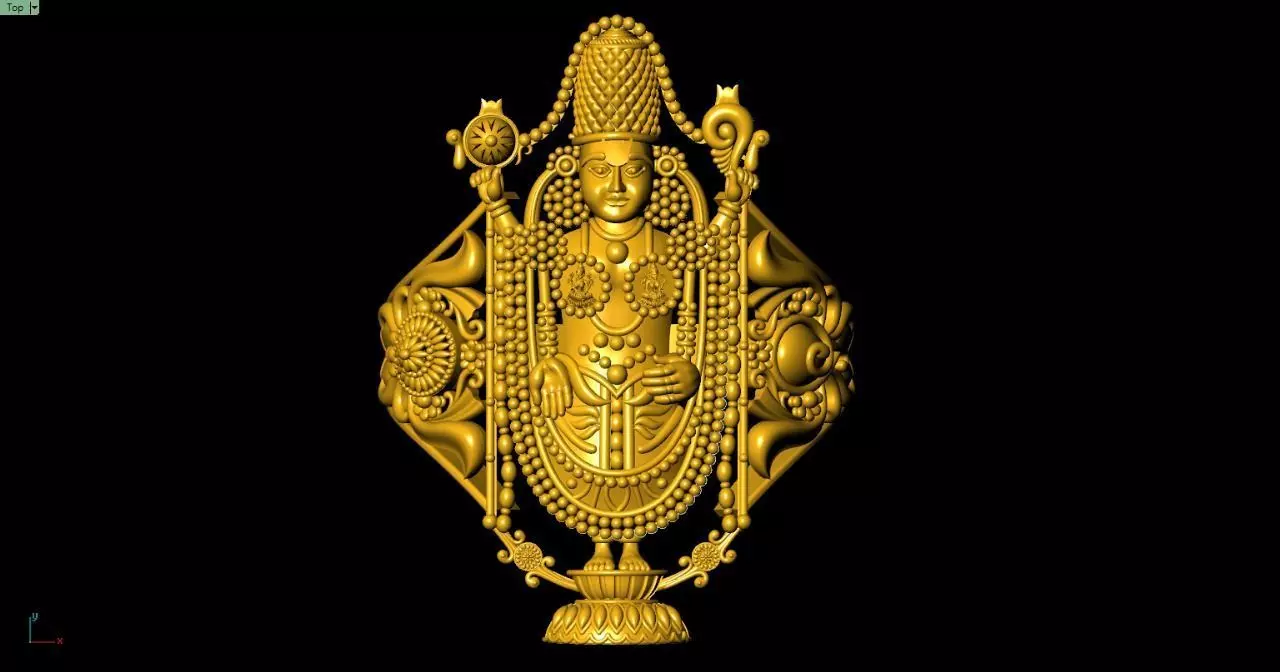 bala ji ring   3D print model_0