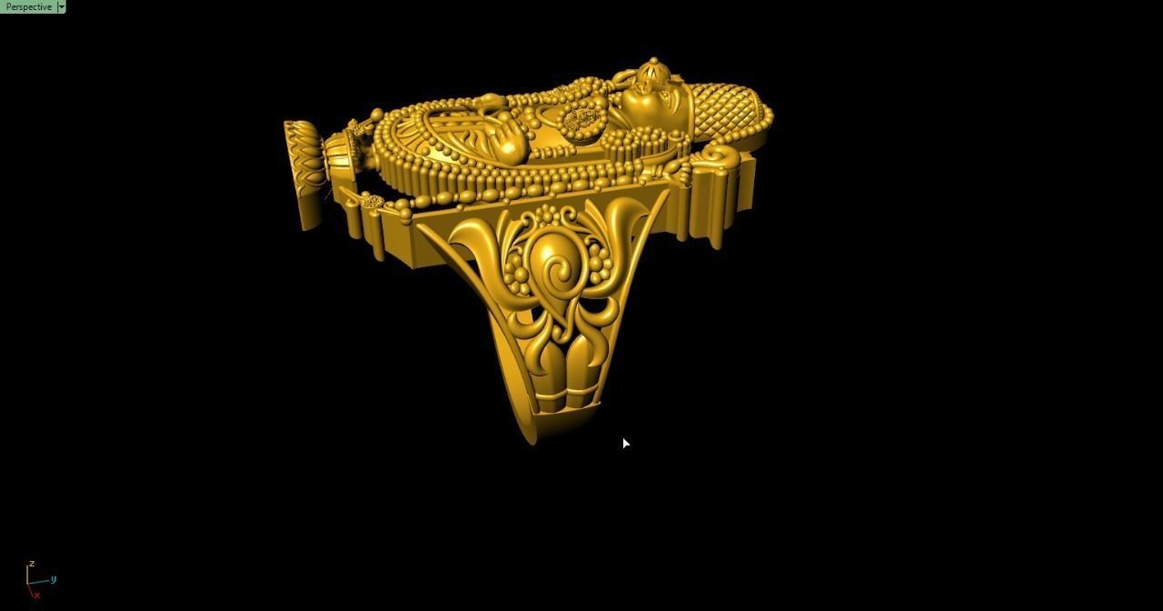 bala ji ring   3D print model_1