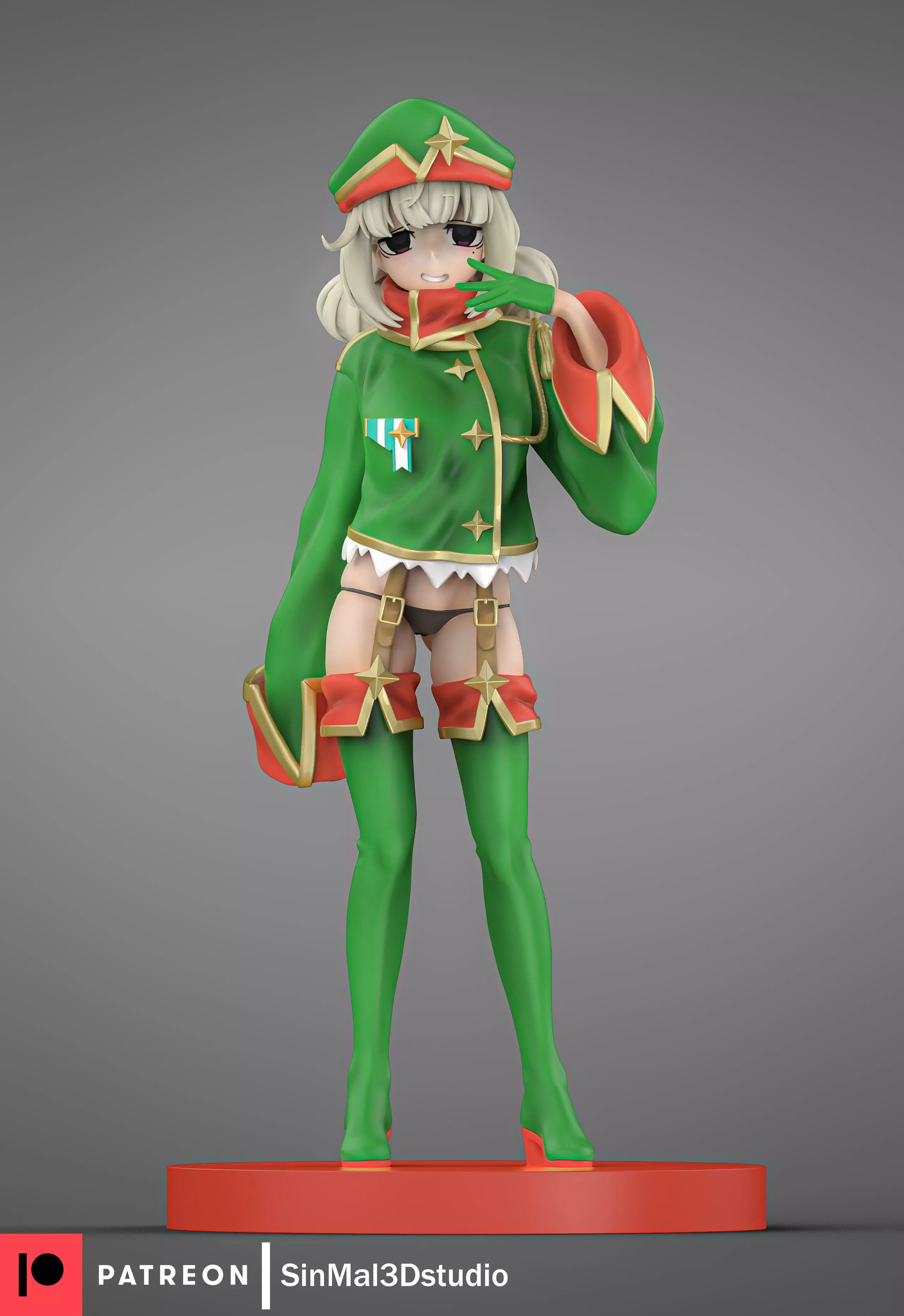 kiwi araga gushing over magical girls  3D print model_0